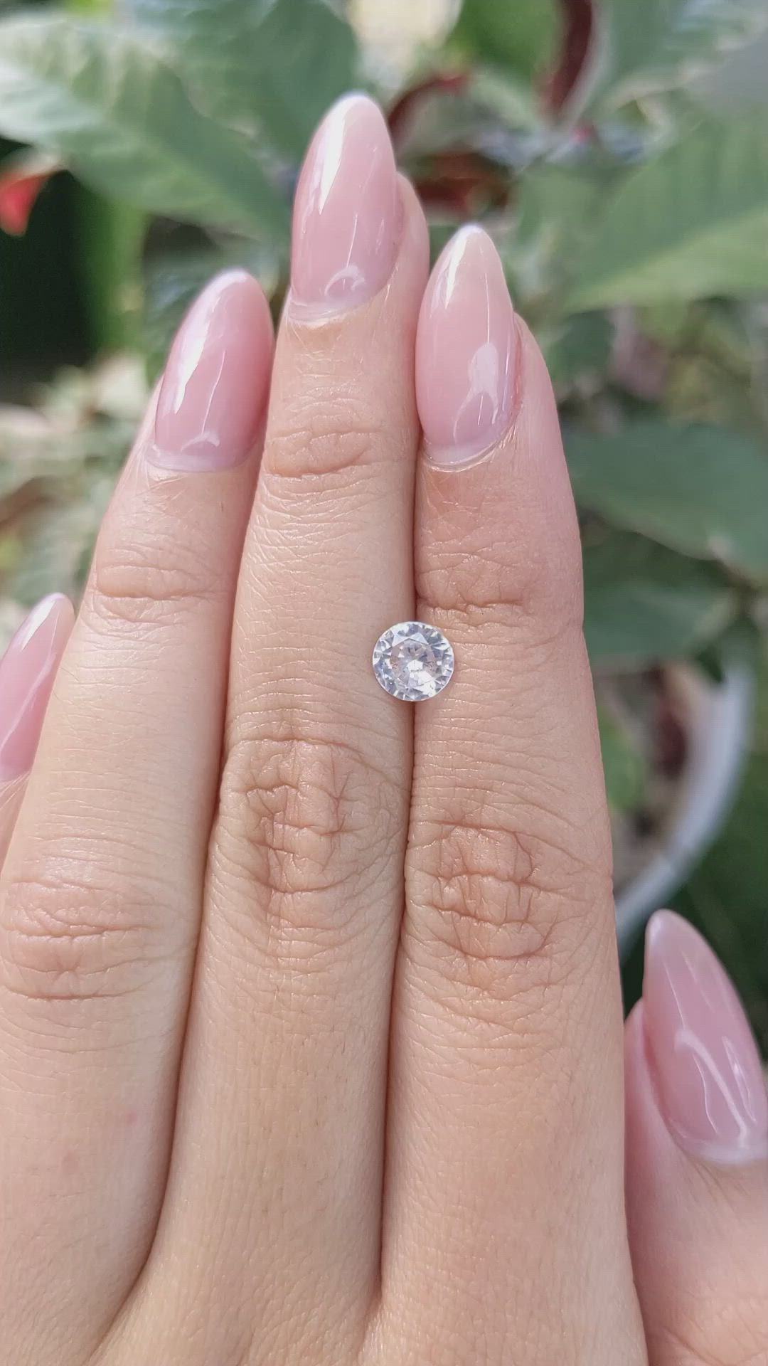 1.06 Ct. Zircon from Ceylon (Sri Lanka) Size Video