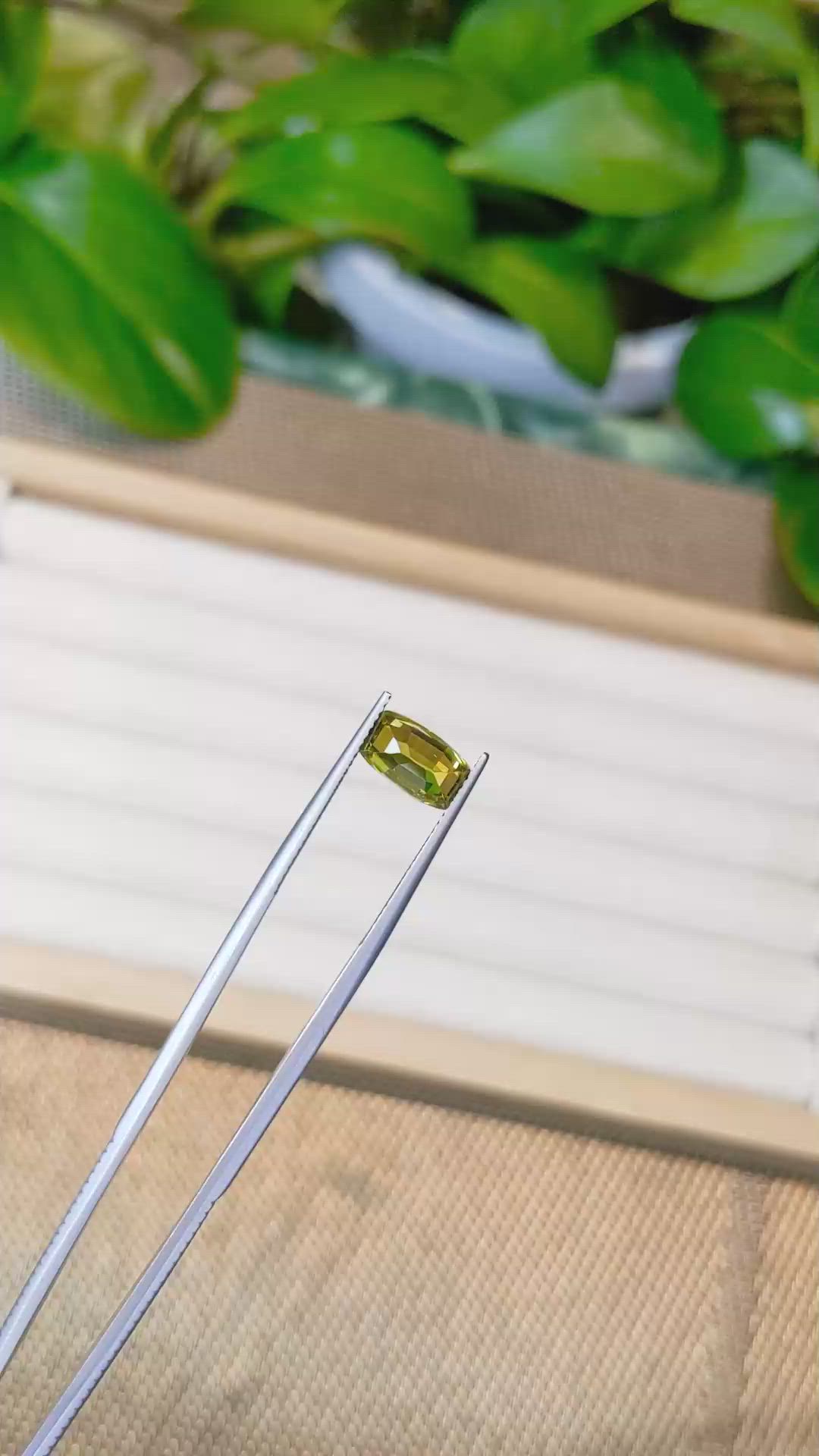 2.17 Ct. Sphene (Titanite) from Madagascar Size Video