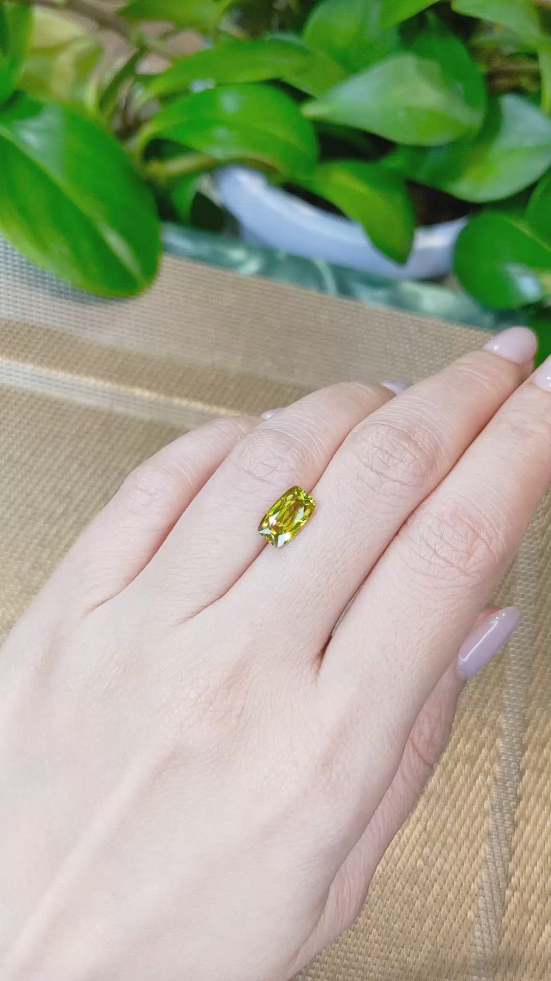 2.17 Ct. Sphene (Titanite) from Madagascar Size Video