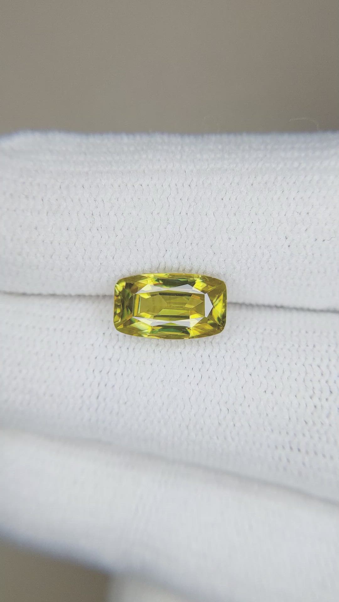 2.17 Ct. Sphene (Titanite) from Madagascar Size Video