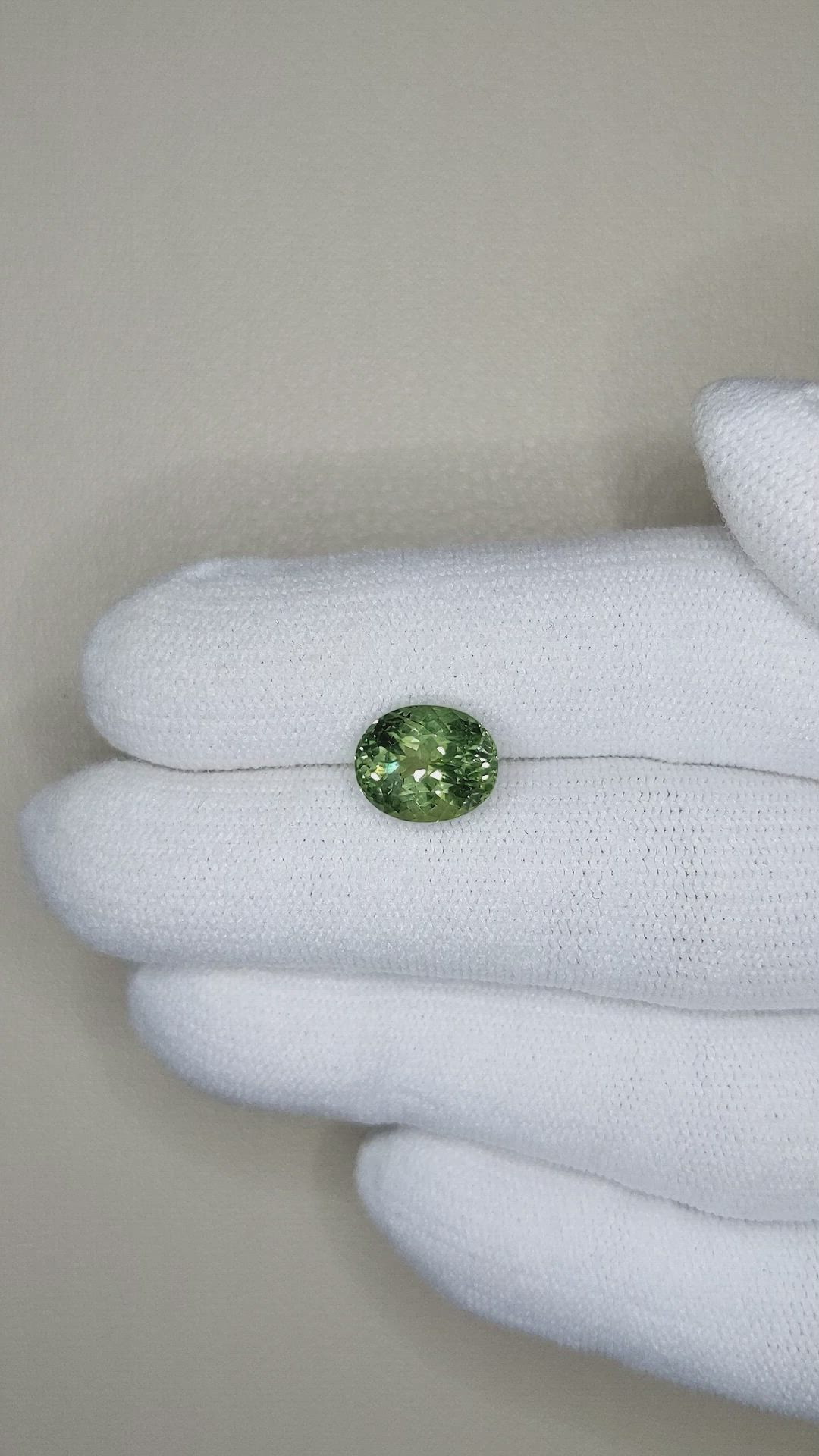 3.23 Ct. Apatite from Madagascar Size Video