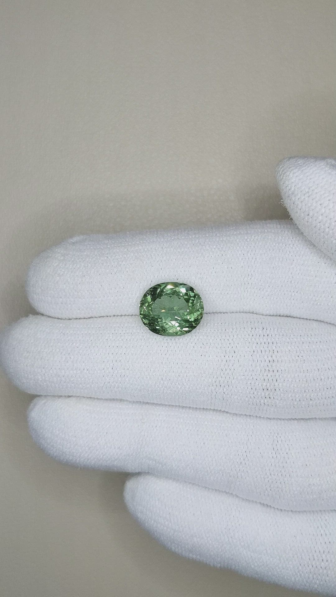 3.59 Ct. Apatite from Madagascar Size Video