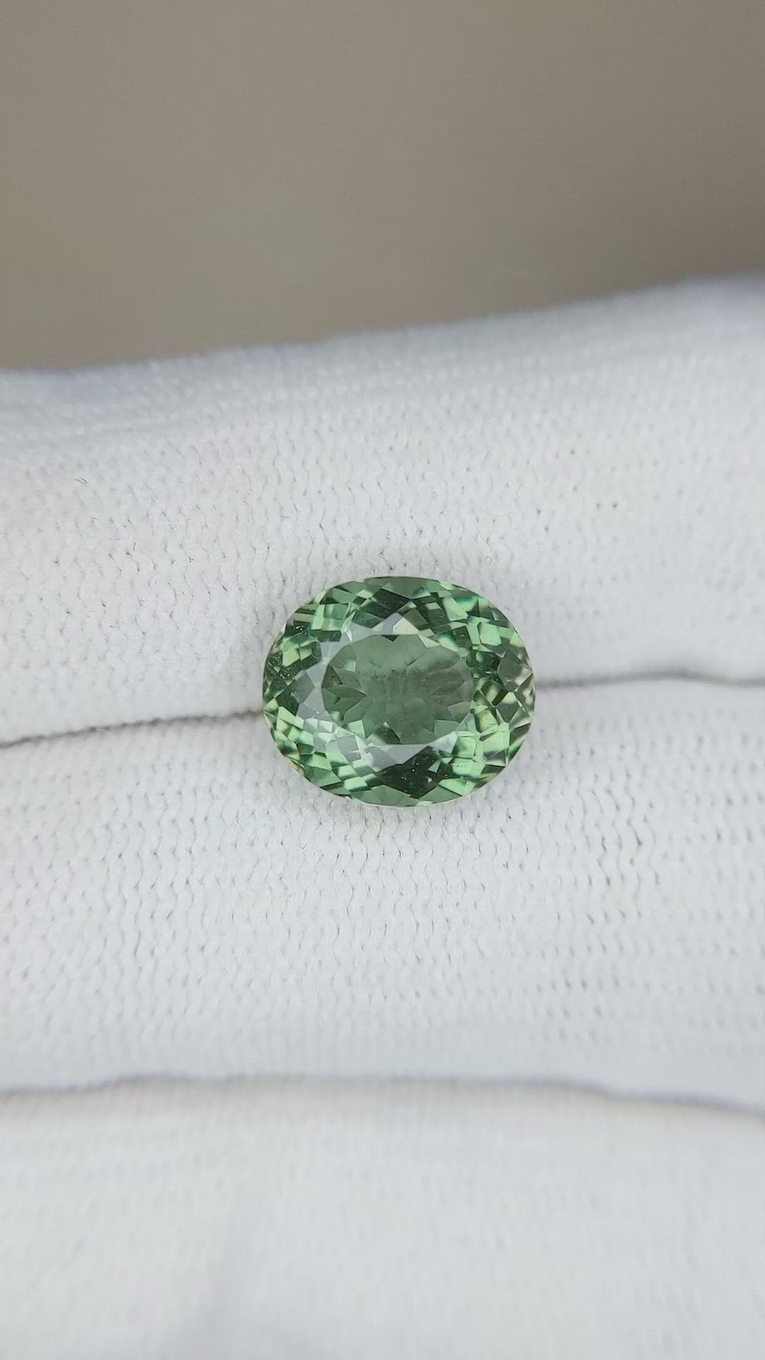 3.59 Ct. Apatite from Madagascar Size Video