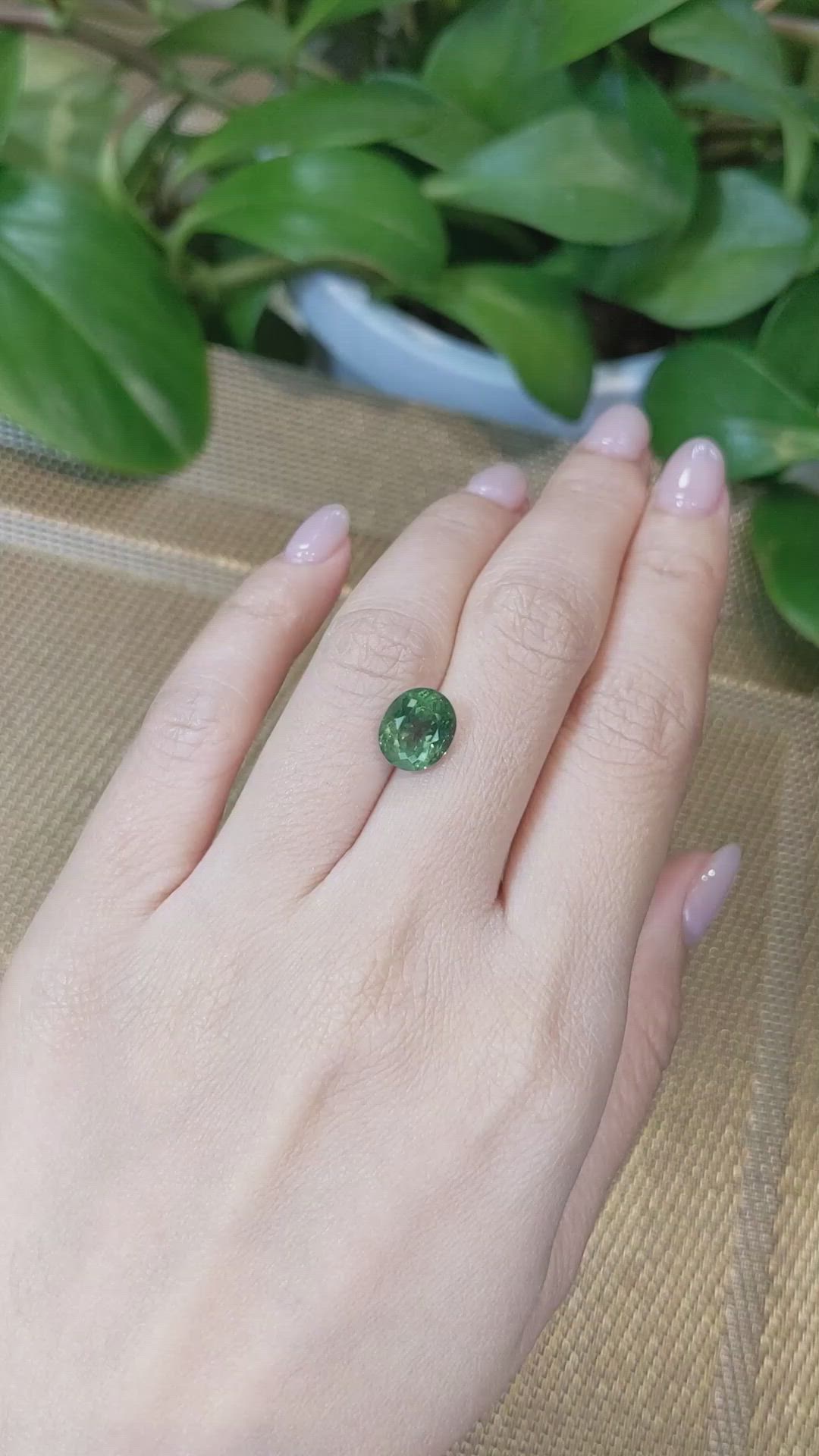 3.41 Ct. Apatite from Madagascar Size Video