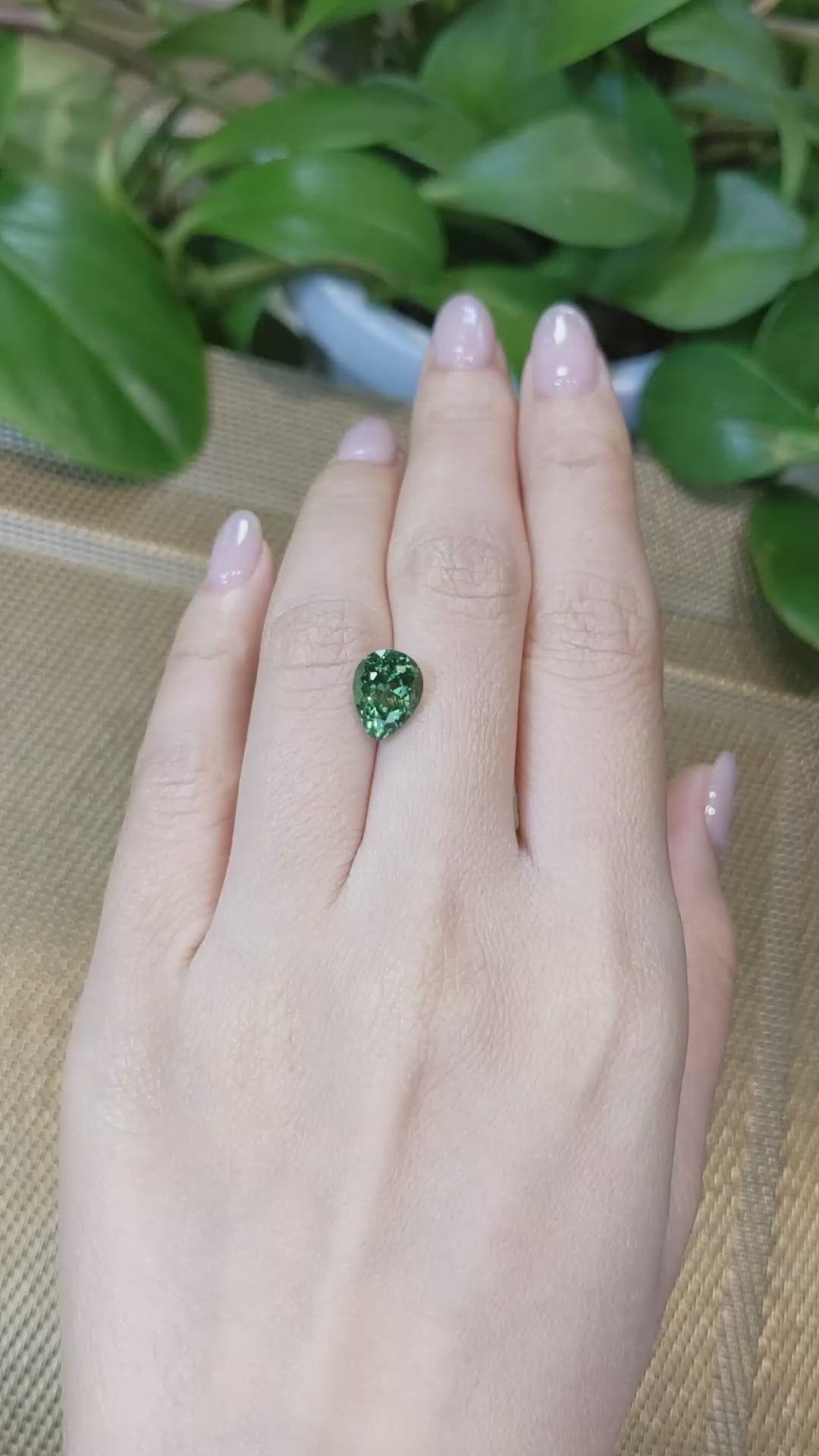 2.99 Ct. Apatite from Madagascar Size Video