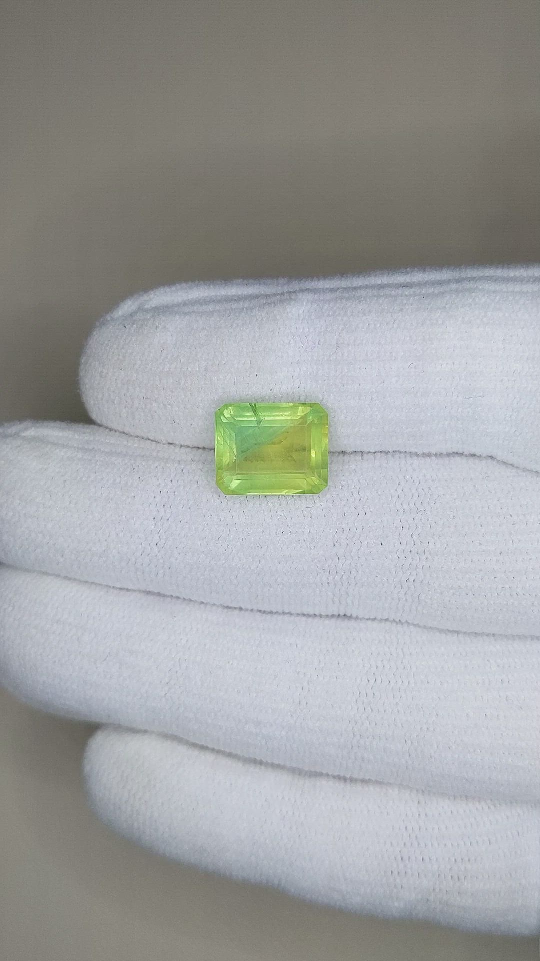5.85 Ct. Fluorite from China Size Video