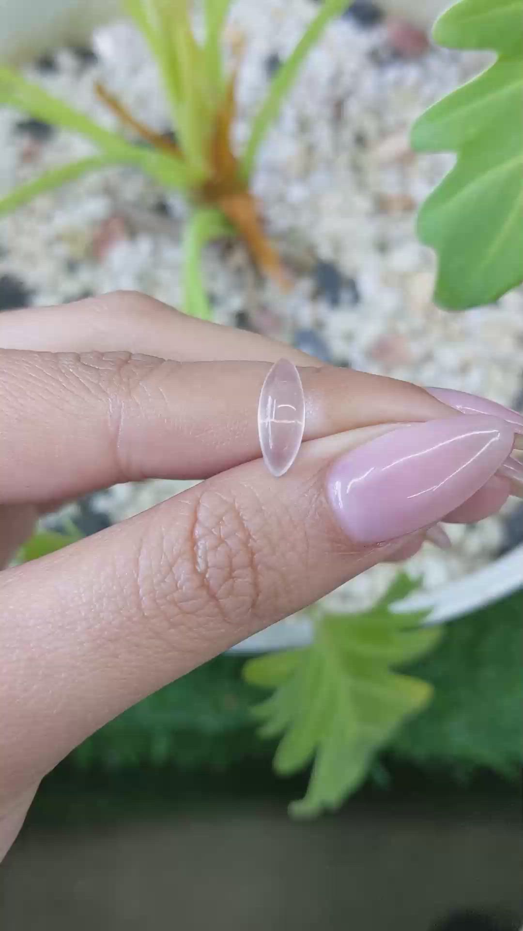 2.20 Ct. Cabochon Moonstone from Ceylon (Sri Lanka) Size Video