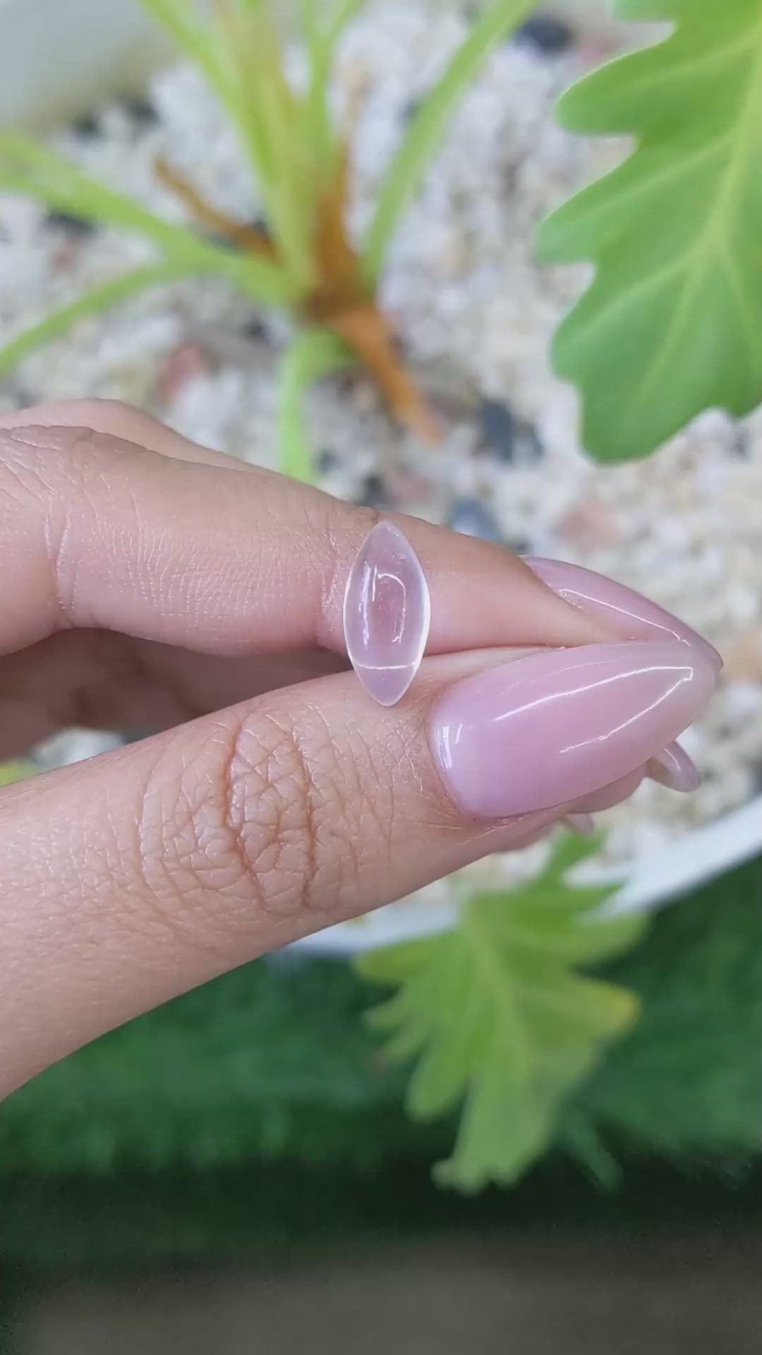2.90 Ct. Cabochon Moonstone from Ceylon (Sri Lanka) Size Video