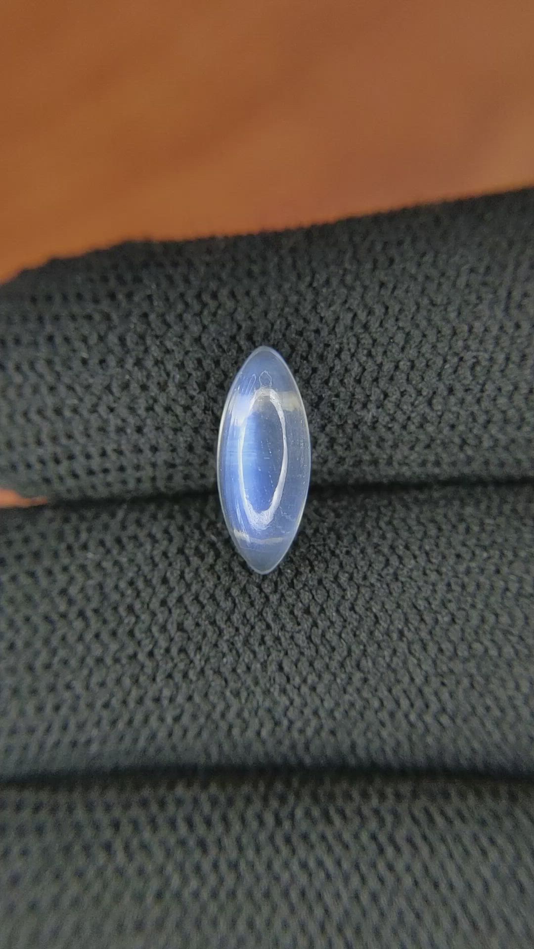 2.05 Ct. Cabochon Moonstone from Ceylon (Sri Lanka) Size Video