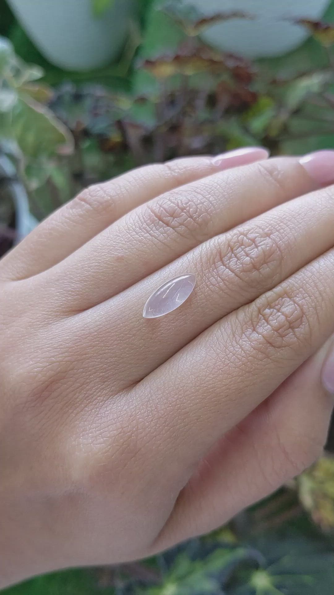 2.05 Ct. Cabochon Moonstone from Ceylon (Sri Lanka) Size Video