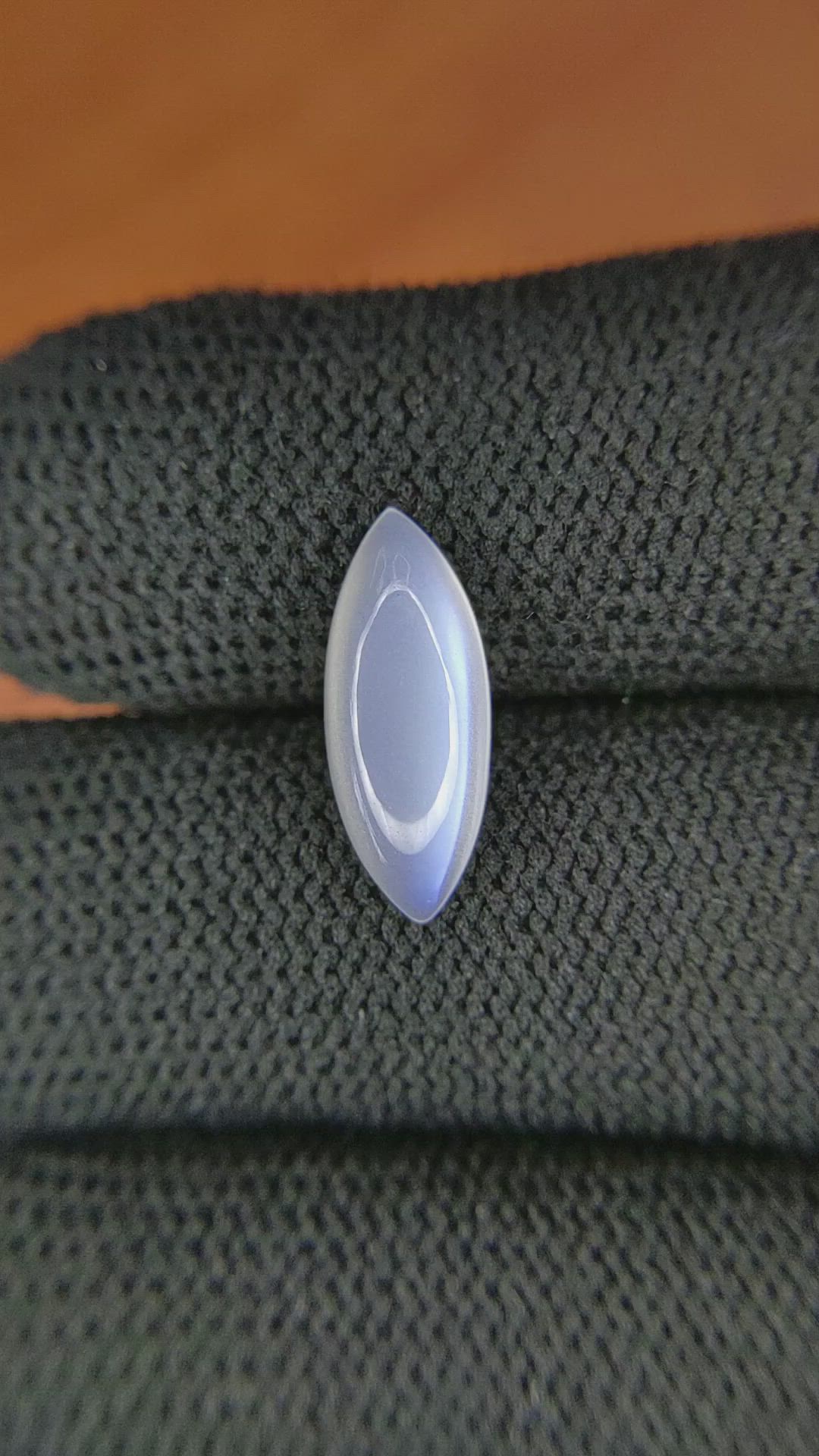 2.36 Ct. Cabochon Moonstone from Ceylon (Sri Lanka) Size Video