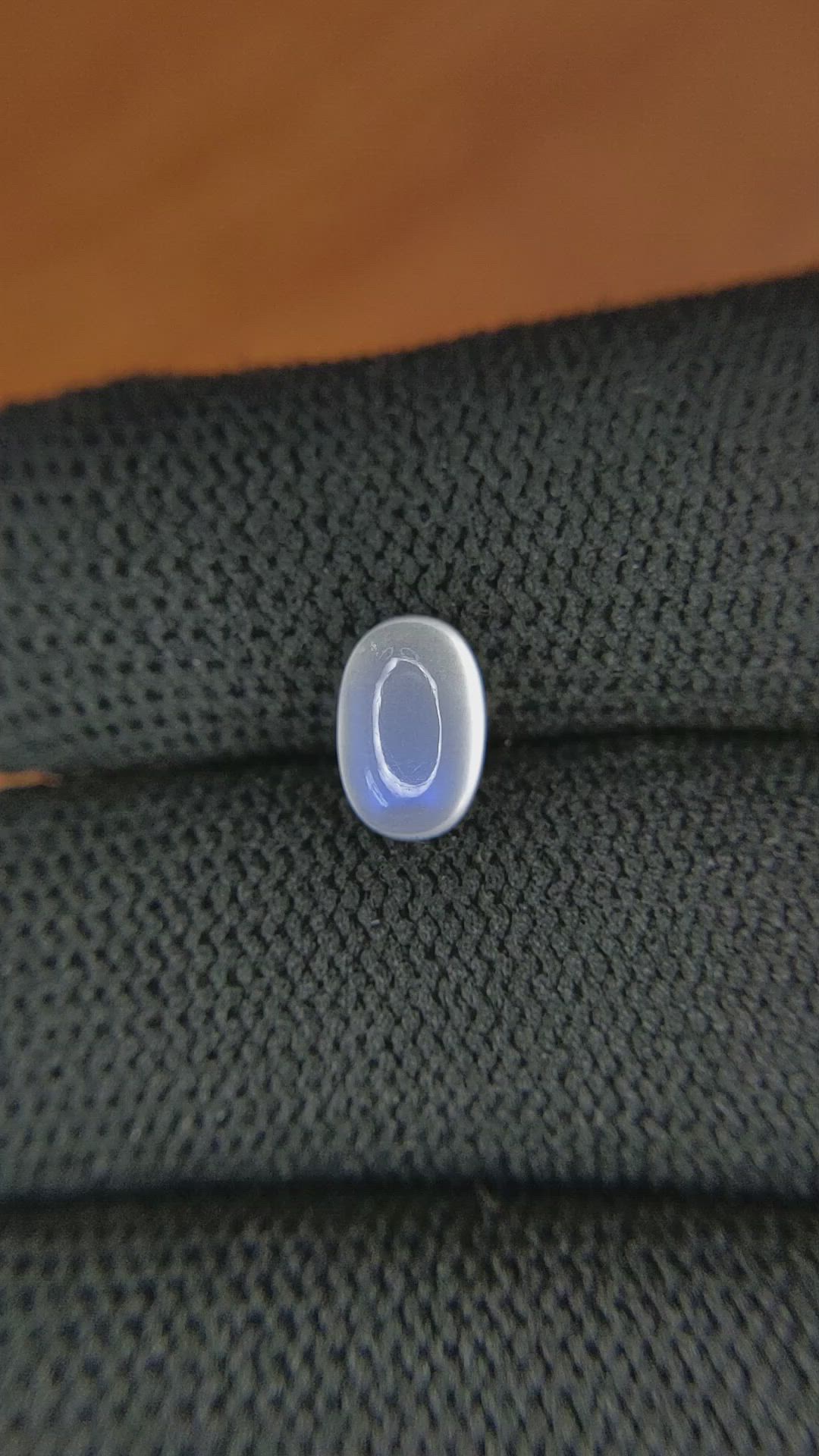 1.51 Ct. Cabochon Moonstone from Ceylon (Sri Lanka) Size Video
