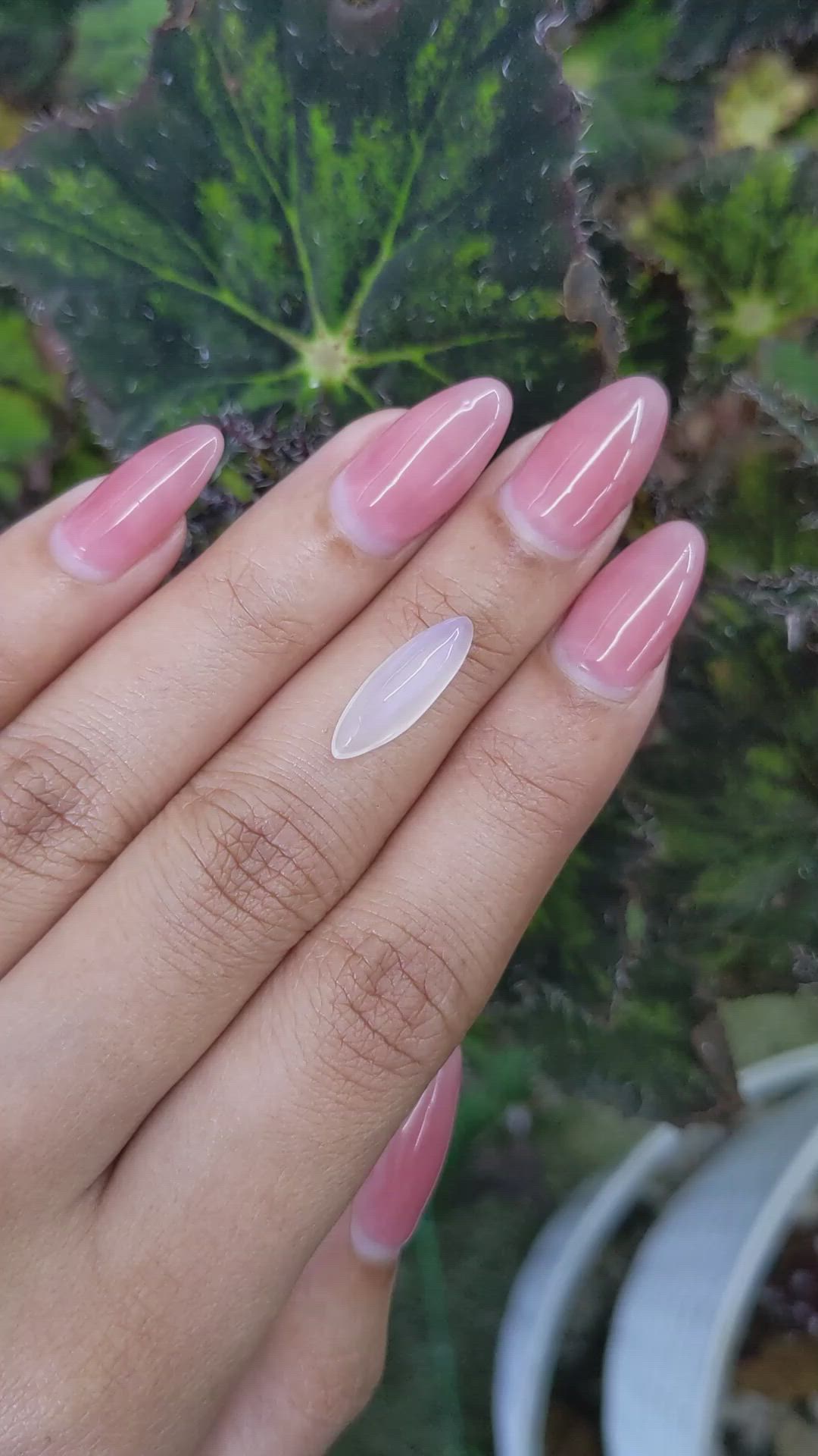 2.89 Ct. Cabochon Moonstone from Ceylon (Sri Lanka) Size Video