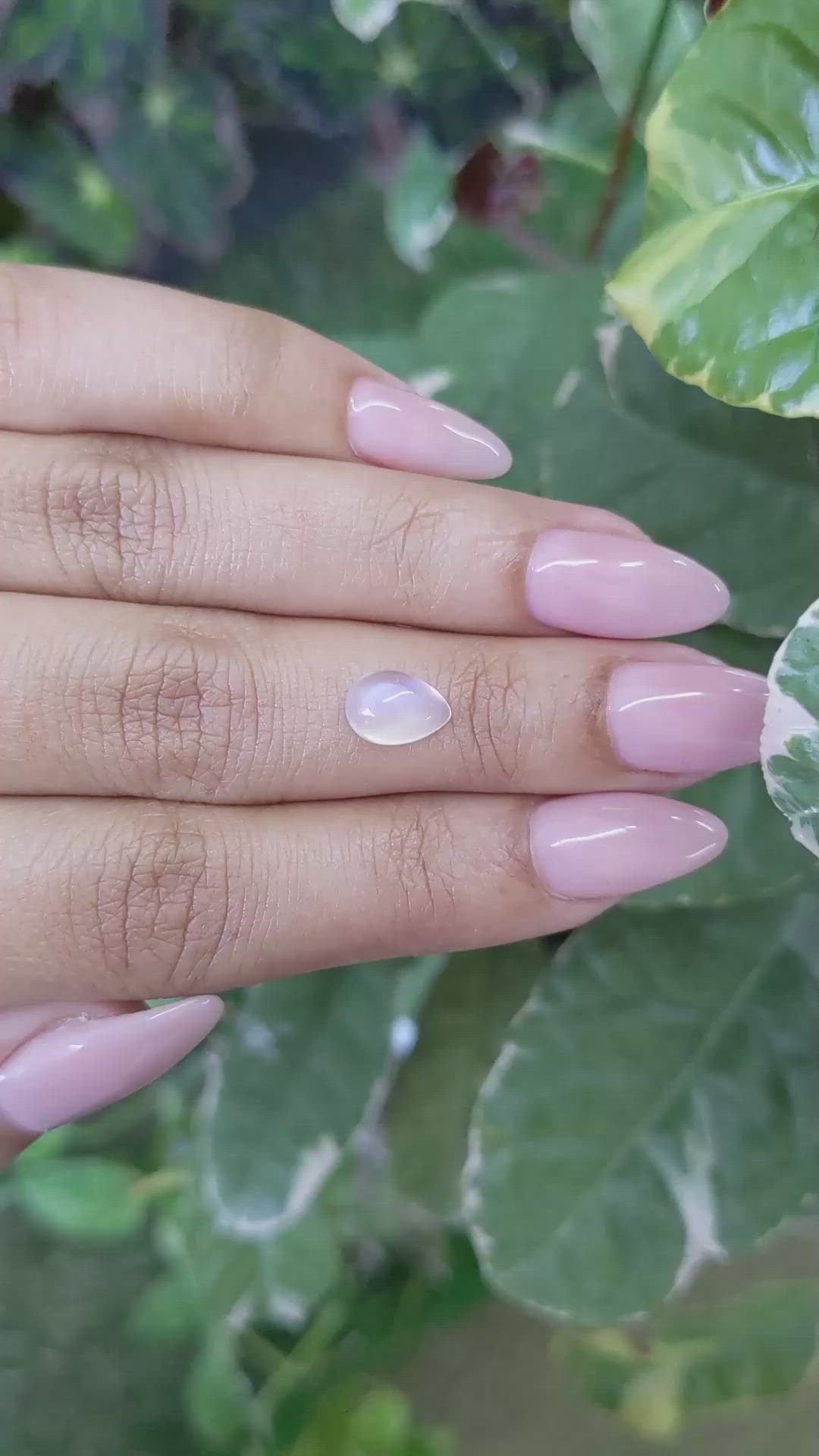 1.46 Ct. Cabochon Moonstone from Ceylon (Sri Lanka) Size Video