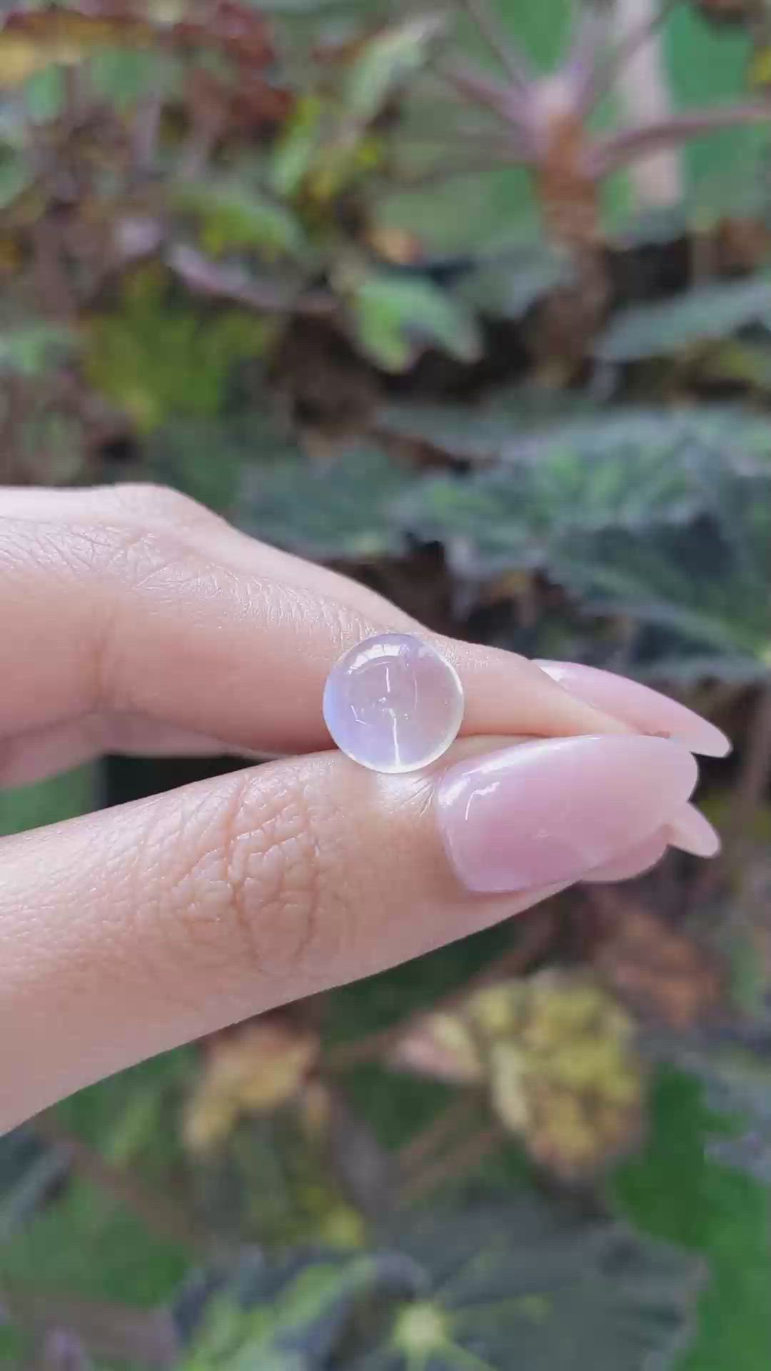 5.32 Ct. Cabochon Moonstone from Ceylon (Sri Lanka) Size Video