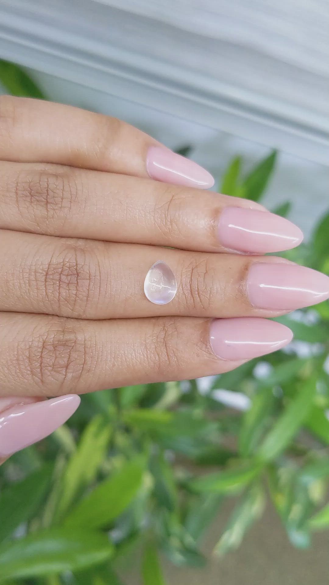 1.73 Ct. Cabochon Moonstone from Ceylon (Sri Lanka) Size Video