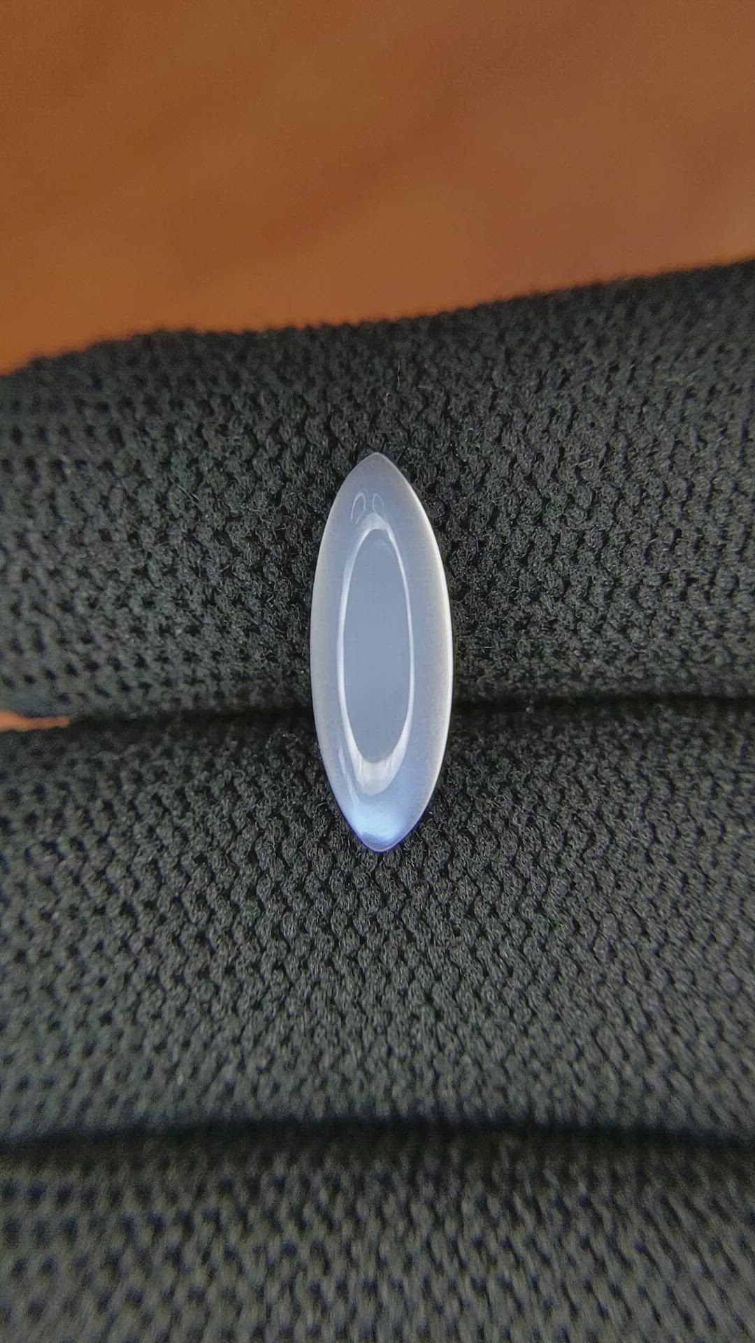 2.19 Ct. Cabochon Moonstone from Ceylon (Sri Lanka) Size Video