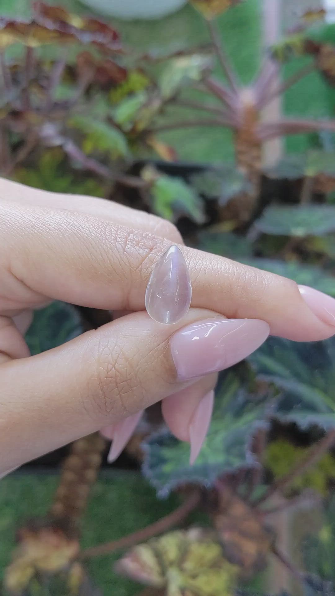 6.07 Ct. Cabochon Moonstone from Ceylon (Sri Lanka) Size Video