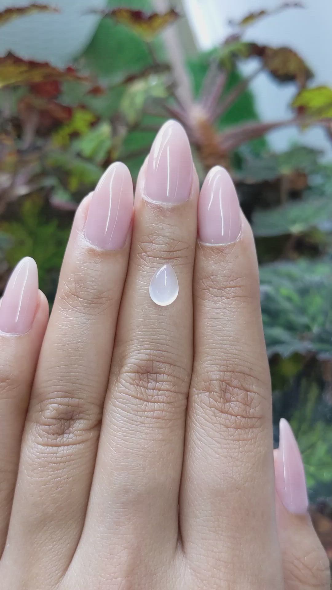 1.28 Ct. Cabochon Moonstone from Ceylon (Sri Lanka) Size Video