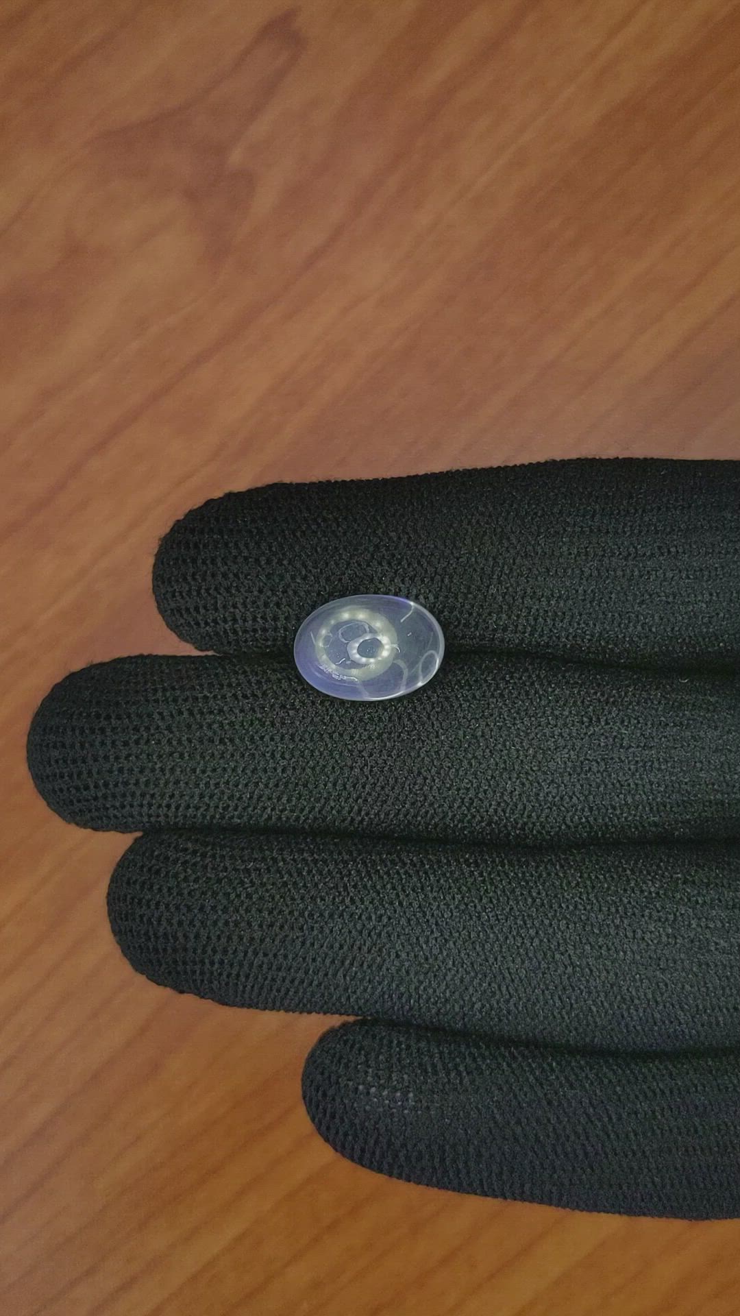 6.90 Ct. Cabochon Moonstone from Ceylon (Sri Lanka) Size Video