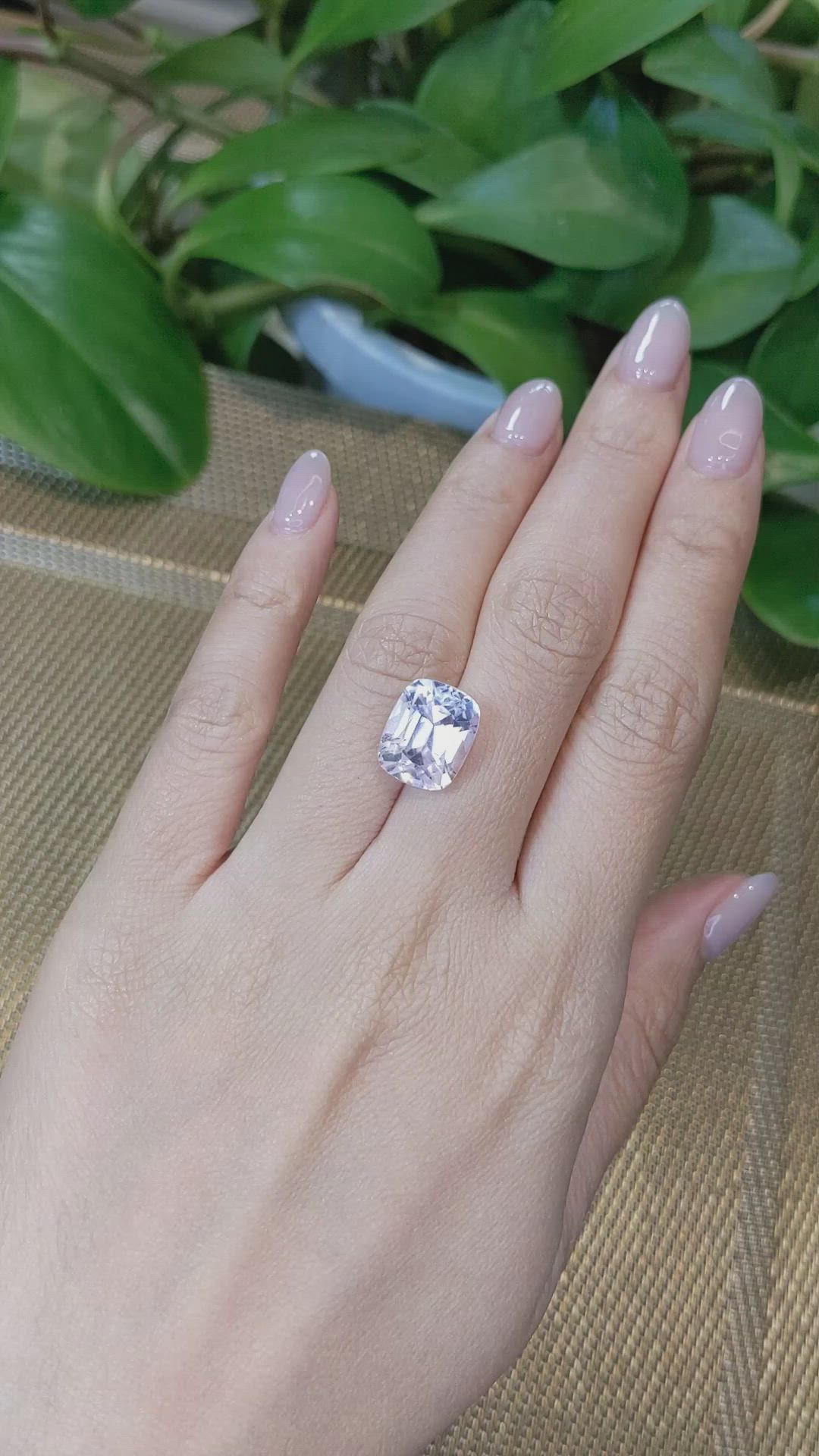 9.24 Ct. Kunzite from Afghanistan Size Video