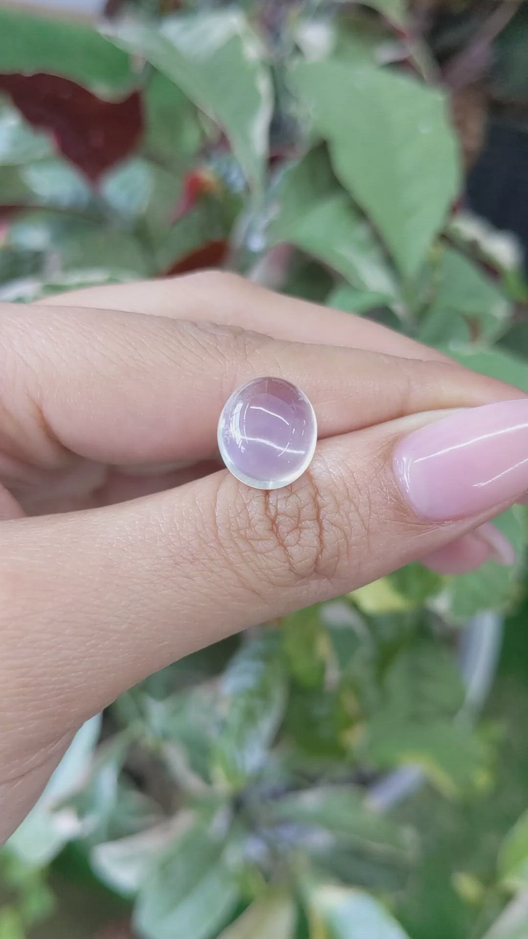 6.47 Ct. Cabochon Moonstone from Ceylon (Sri Lanka) Size Video