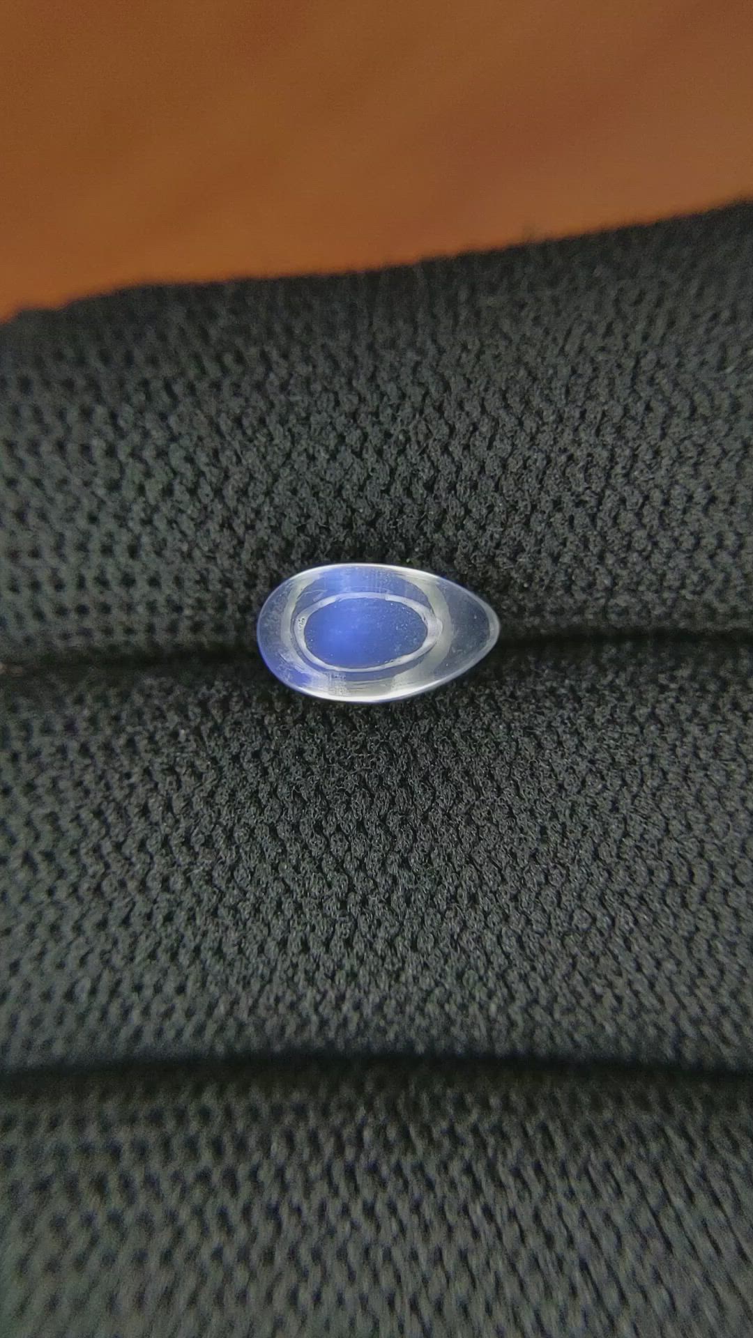 1.67 Ct. Cabochon Moonstone from Ceylon (Sri Lanka) Size Video