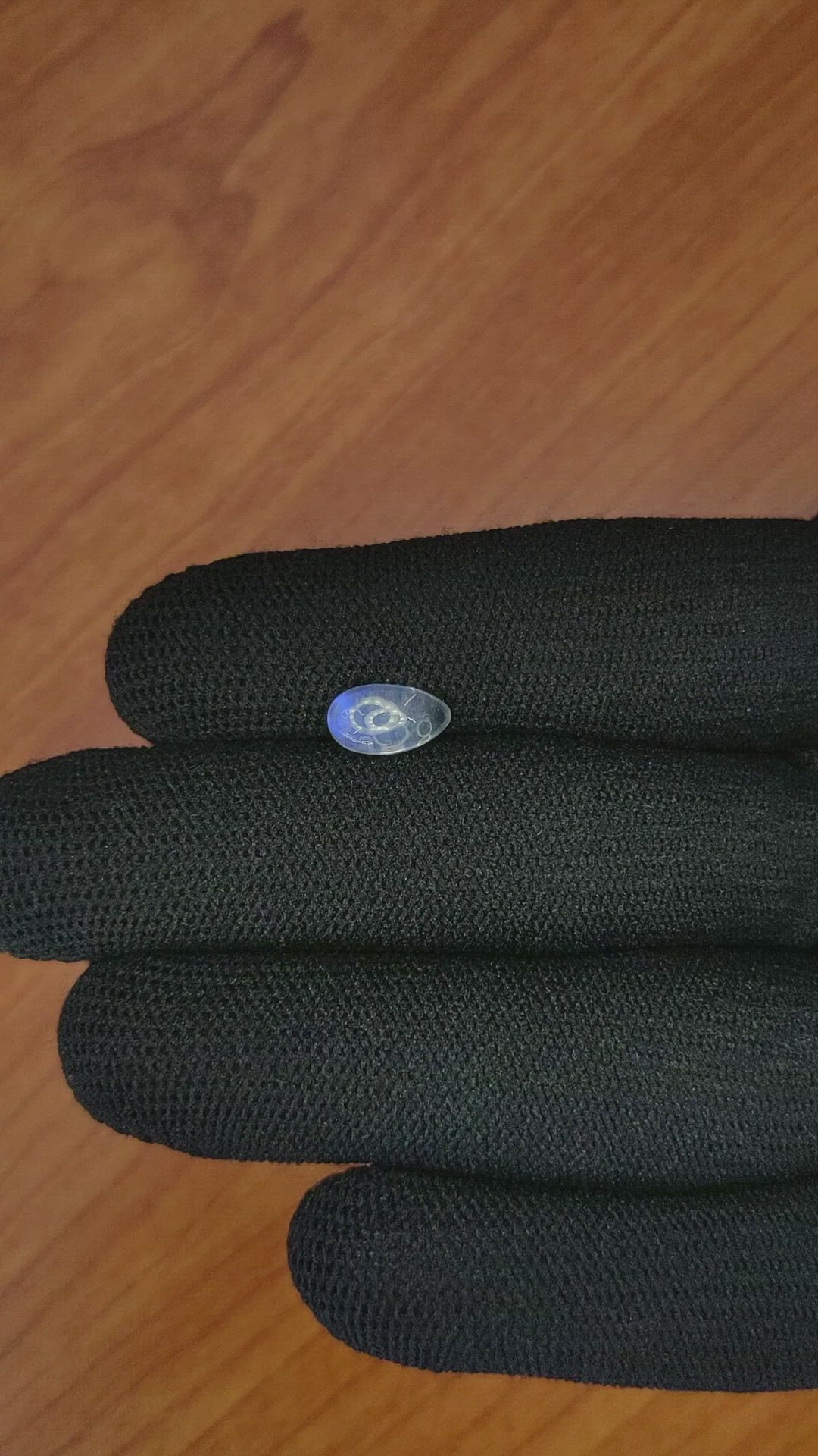 1.67 Ct. Cabochon Moonstone from Ceylon (Sri Lanka) Size Video