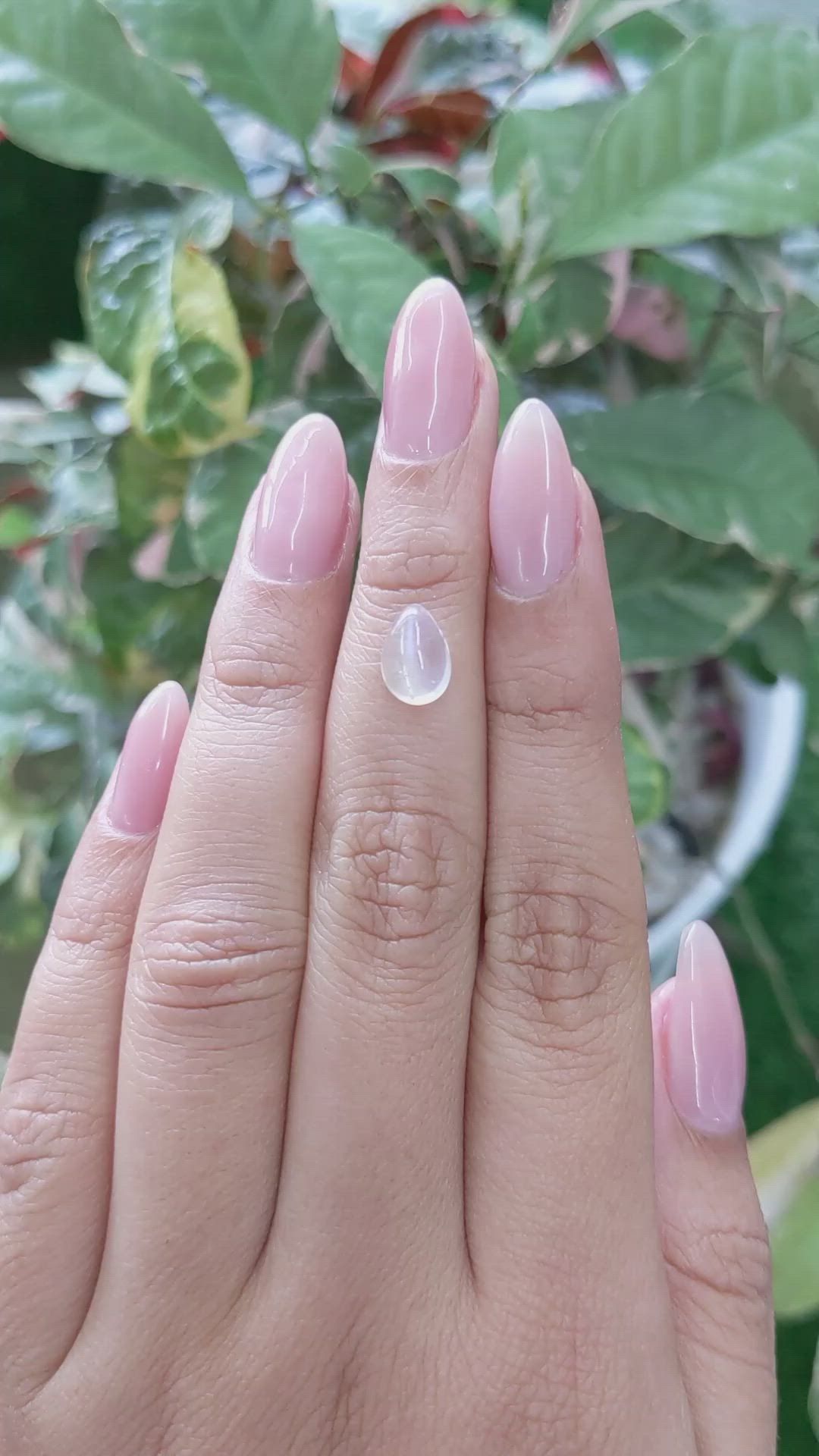 1.94 Ct. Cabochon Moonstone from Ceylon (Sri Lanka) Size Video