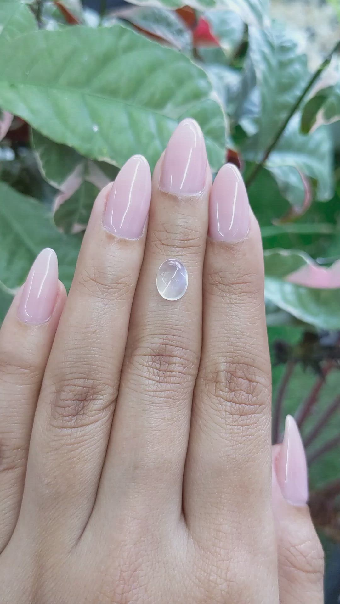 1.99 Ct. Cabochon Moonstone from Ceylon (Sri Lanka) Size Video