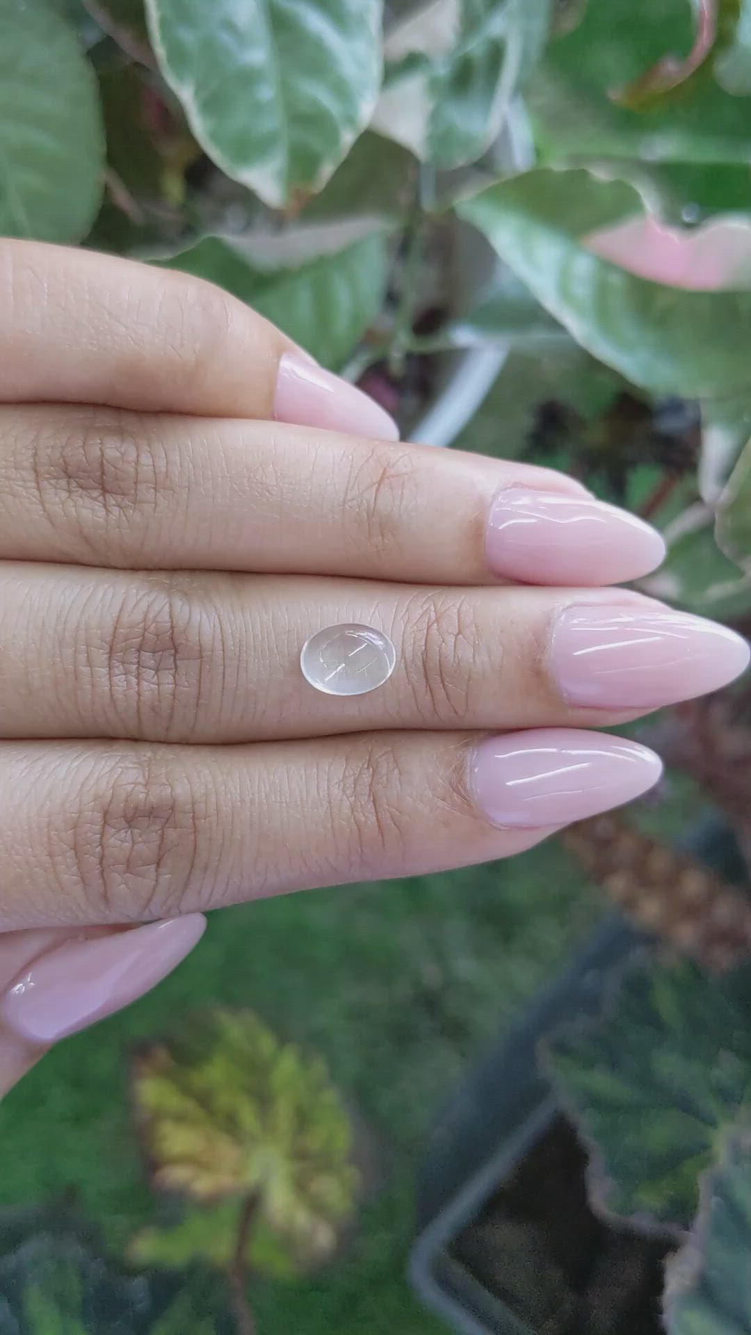 1.99 Ct. Cabochon Moonstone from Ceylon (Sri Lanka) Size Video