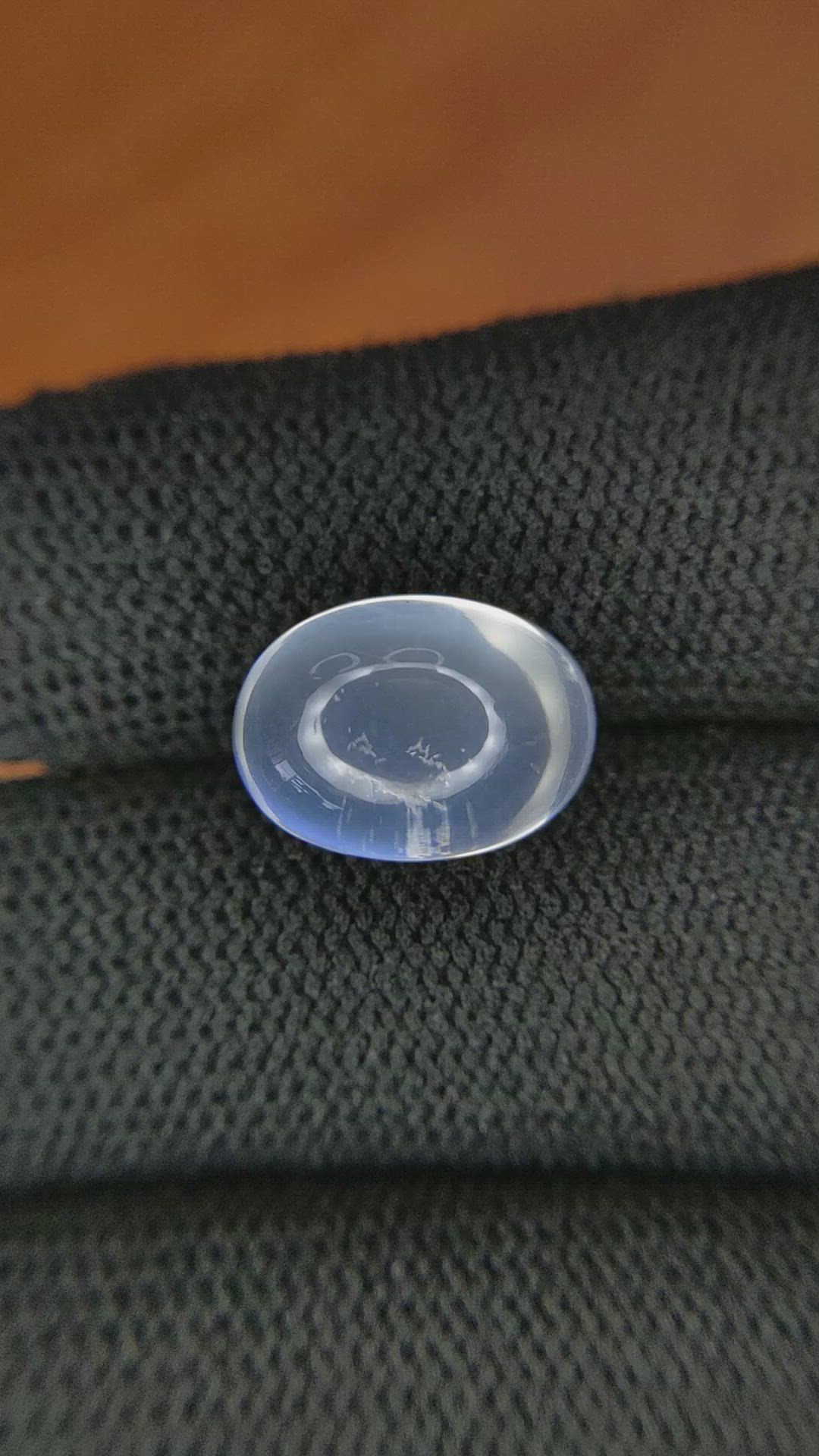 7.73 Ct. Cabochon Moonstone from Ceylon (Sri Lanka) Size Video