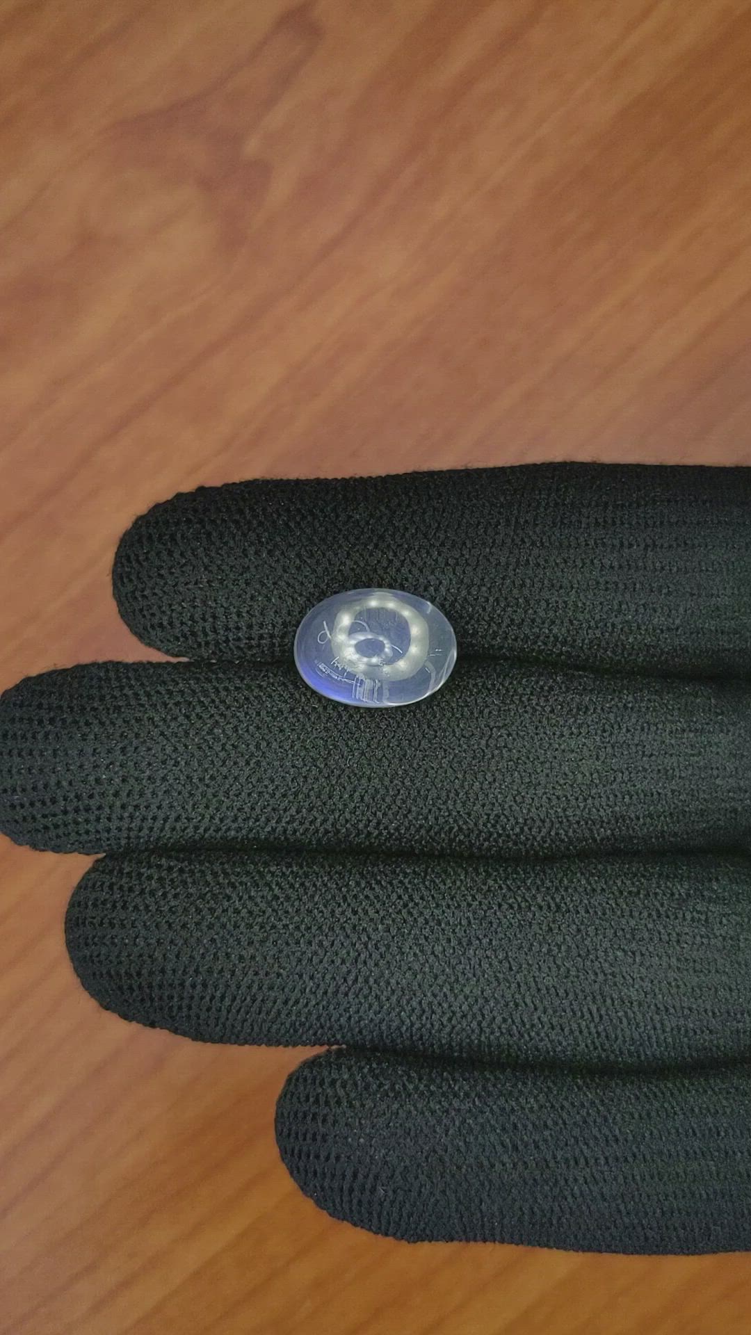 7.73 Ct. Cabochon Moonstone from Ceylon (Sri Lanka) Size Video