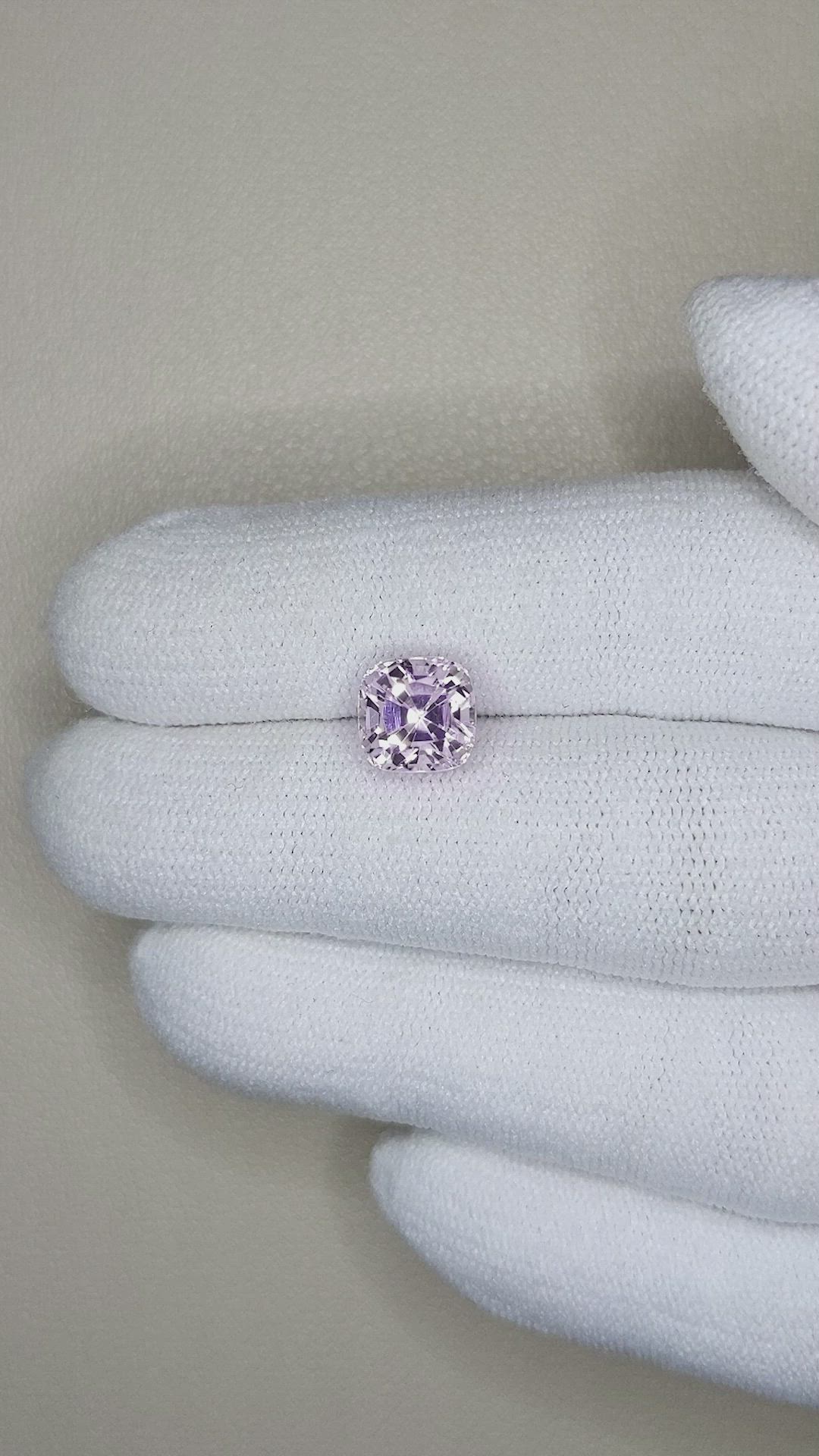 2.64 Ct. Kunzite from Afghanistan Size Video