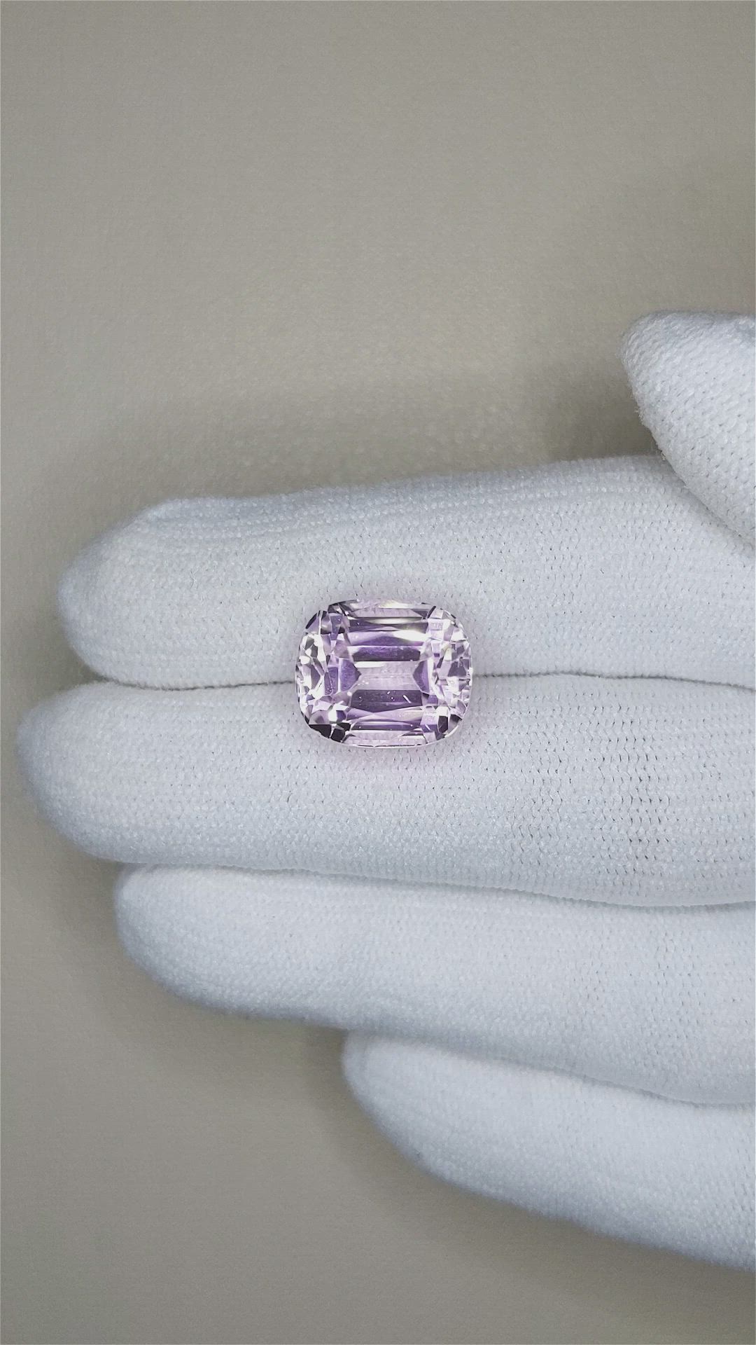9.67 Ct. Kunzite from Afghanistan Size Video