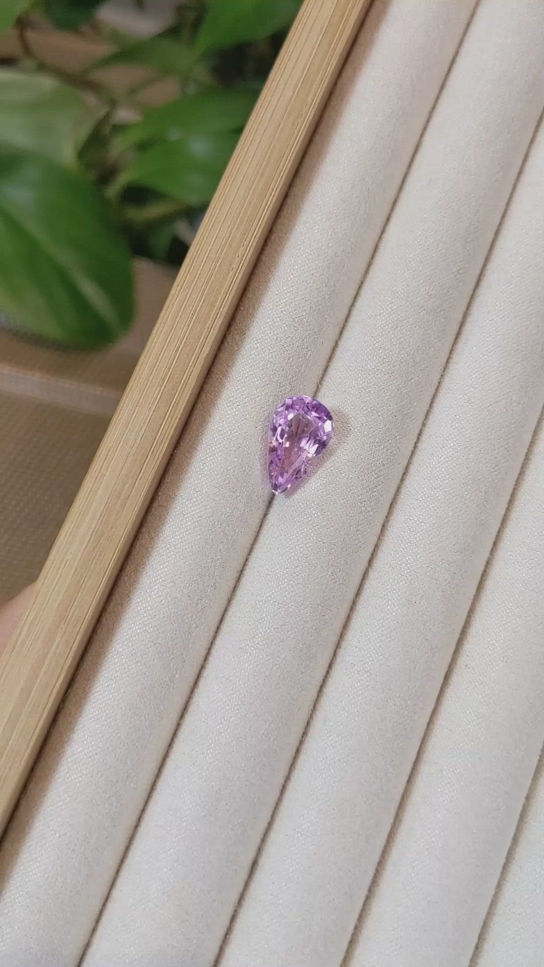 5.84 Ct. Kunzite from Afghanistan Size Video