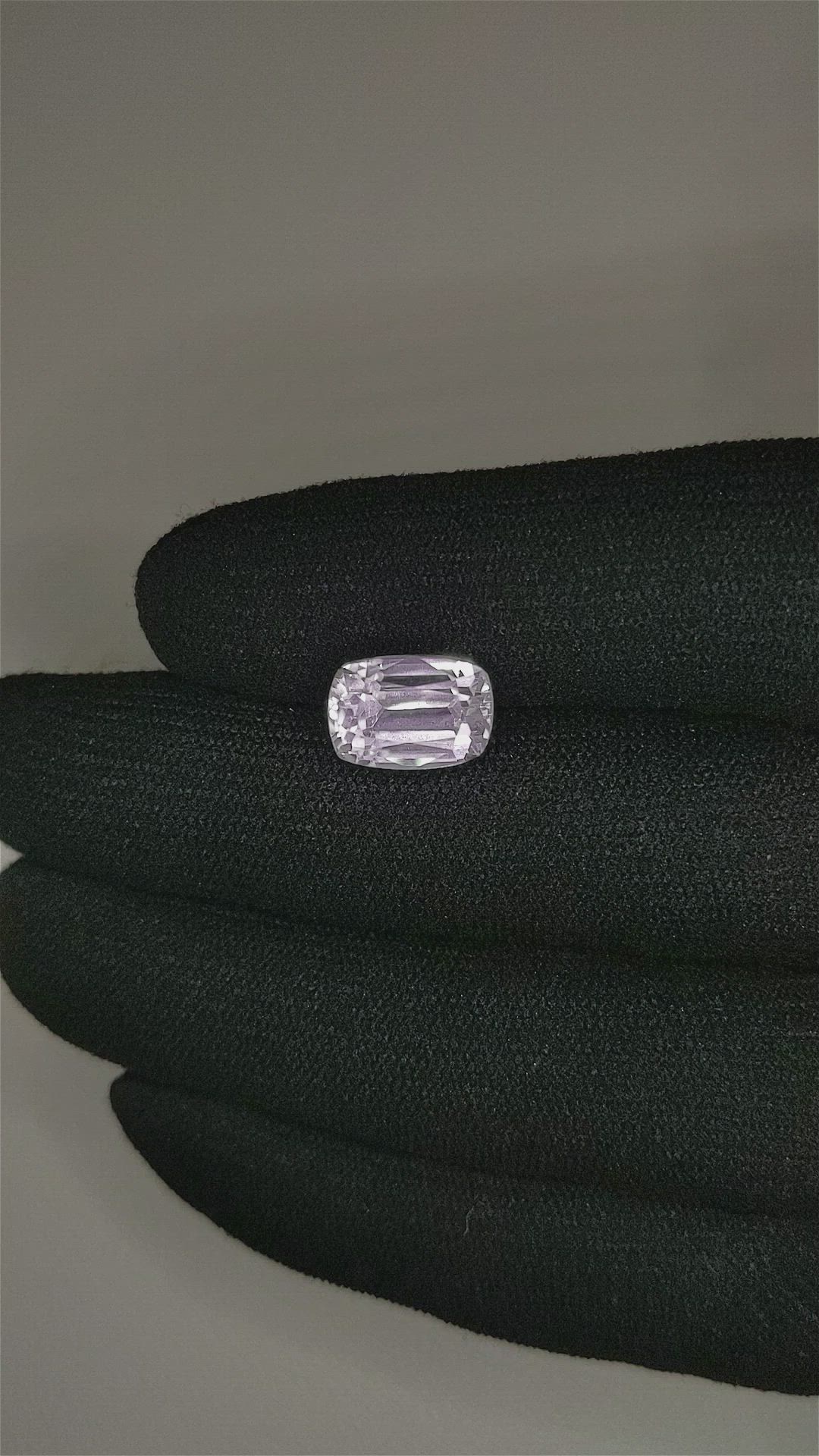 6.59 Ct. Kunzite from Afghanistan Size Video