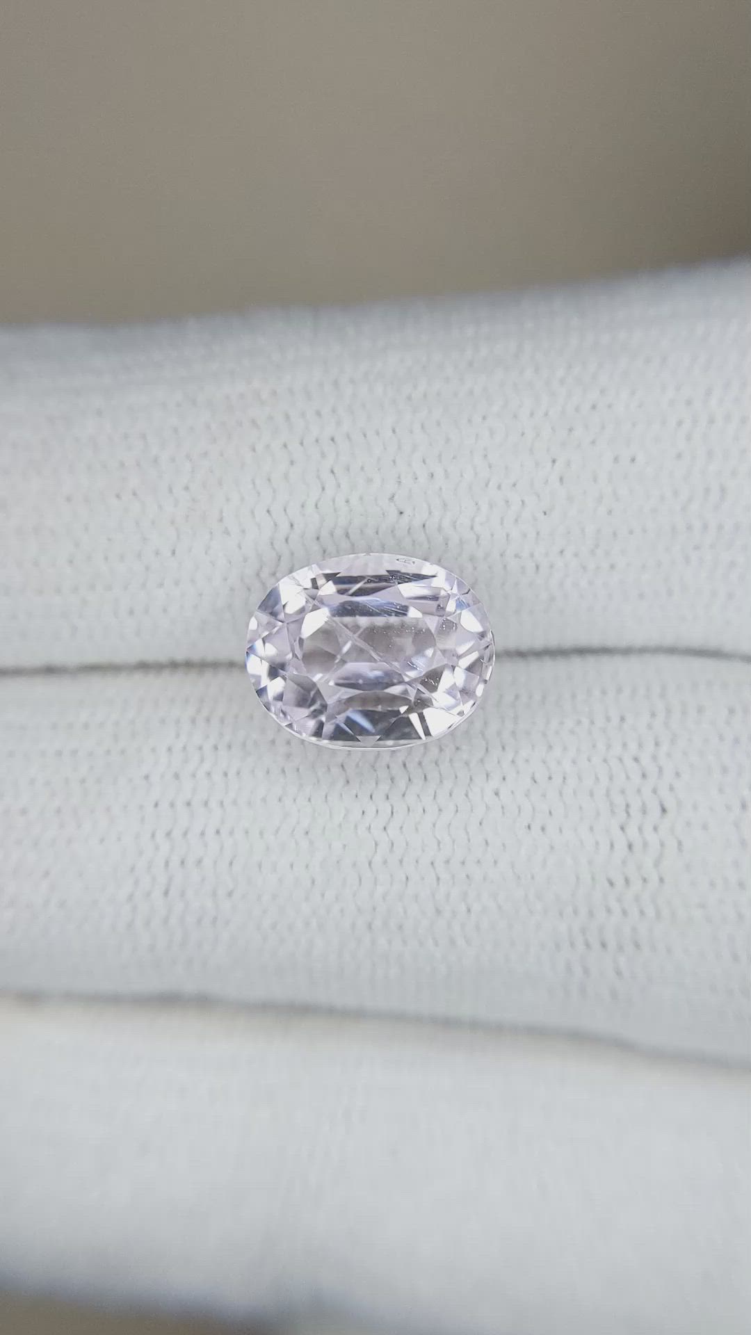 4.32 Ct. Kunzite from Afghanistan Size Video