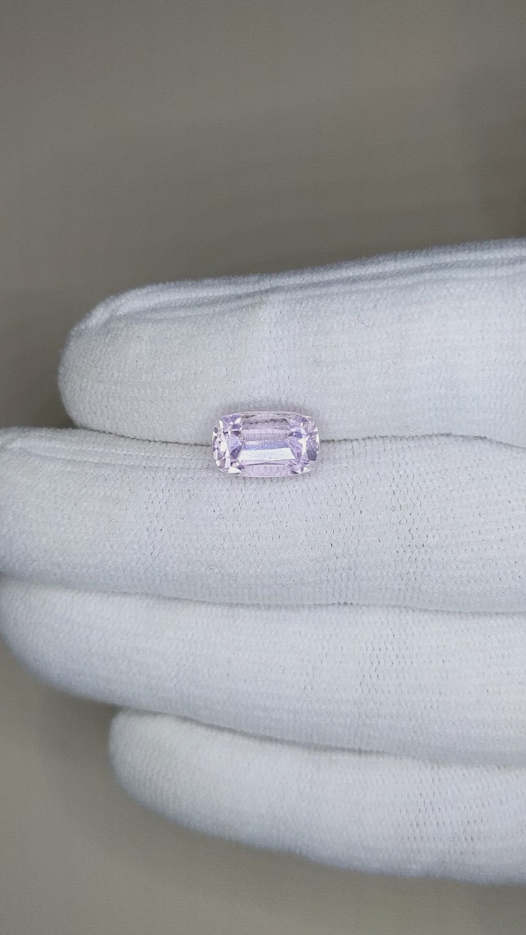 4.64 Ct. Kunzite from Afghanistan Size Video