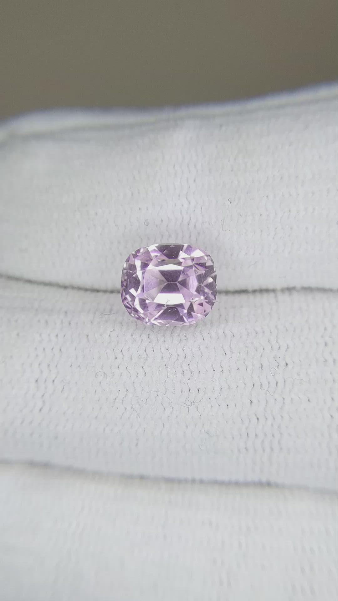 3.49 Ct. Kunzite from Afghanistan Size Video