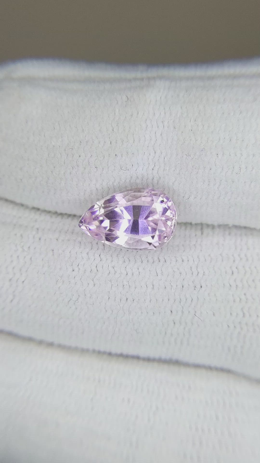 3.65 Ct. Kunzite from Afghanistan Size Video