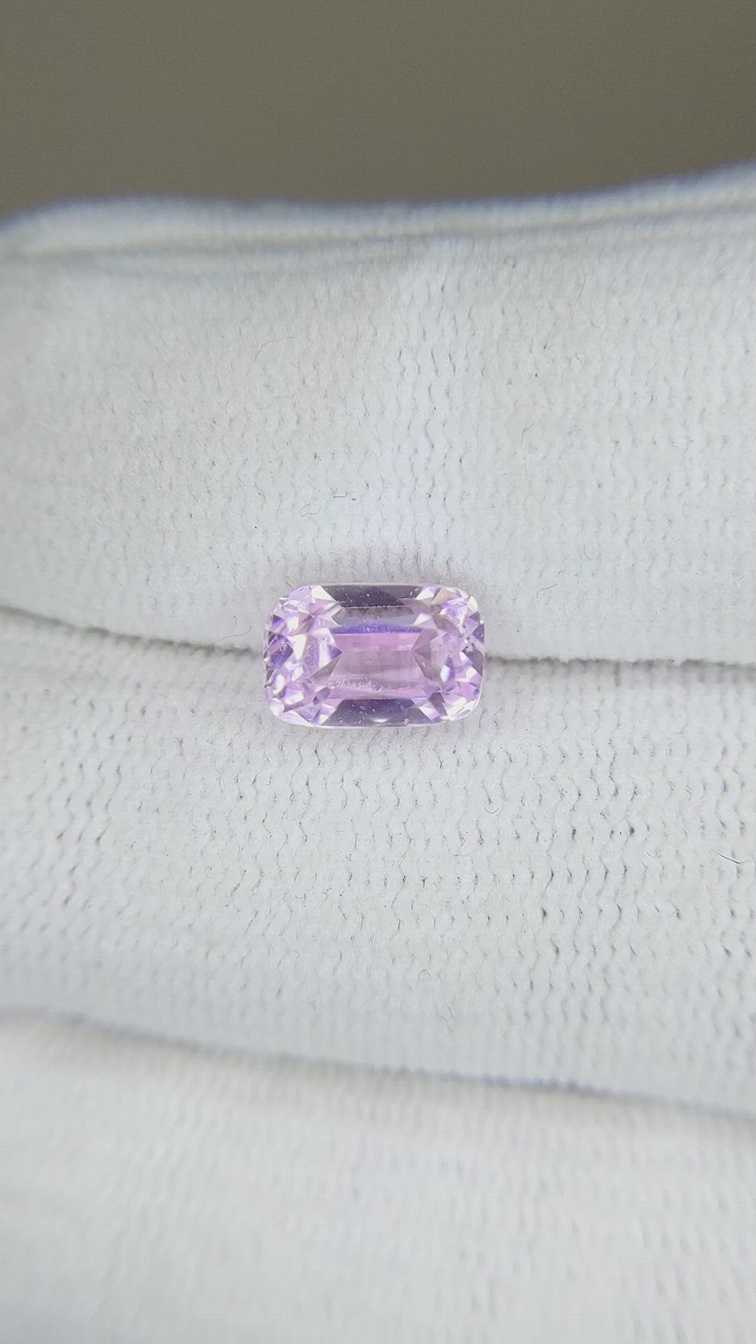 2.59 Ct. Kunzite from Afghanistan Size Video