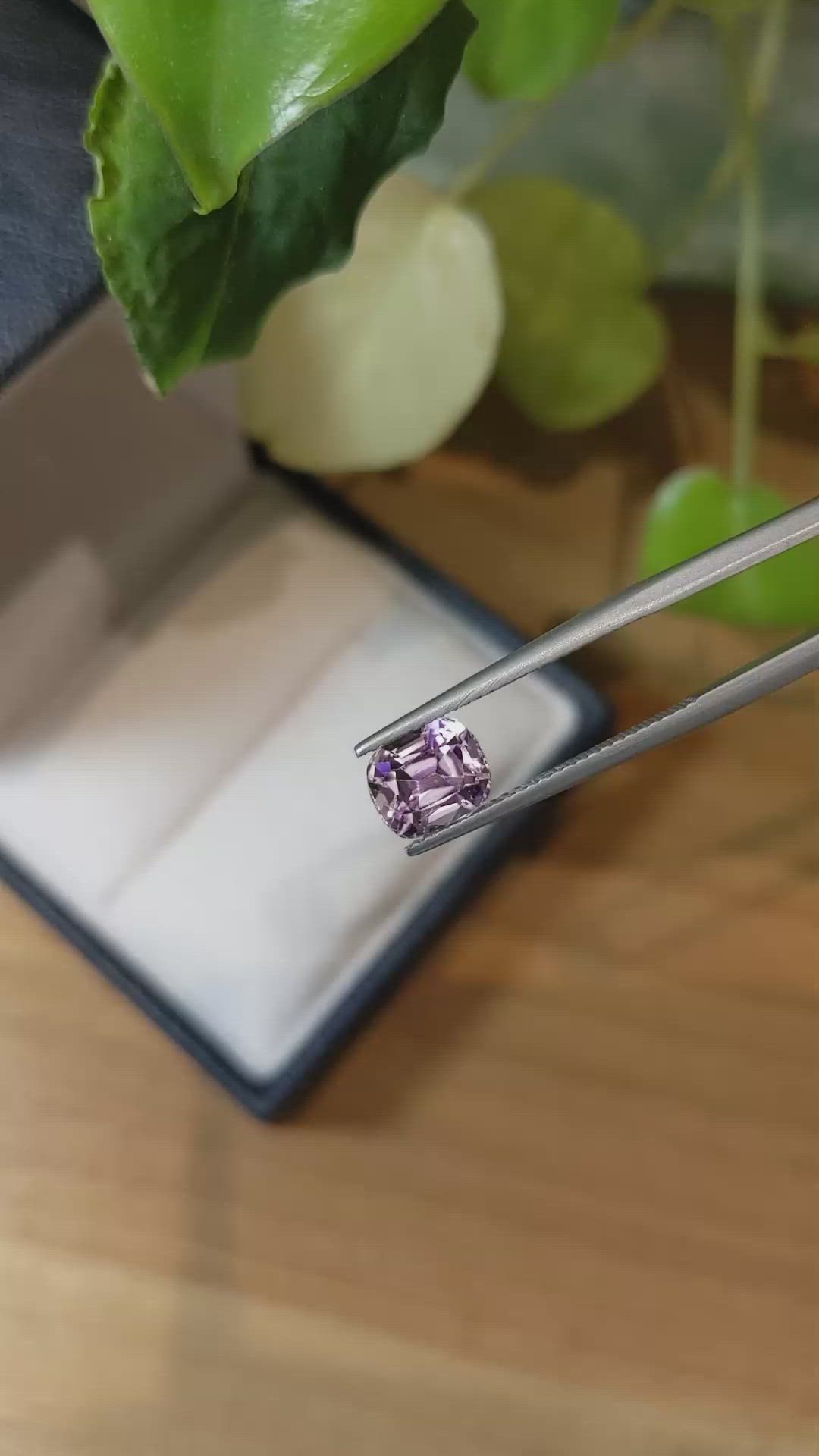 2.02 Ct. Pinkish Purple Kunzite from Afghanistan Size Video