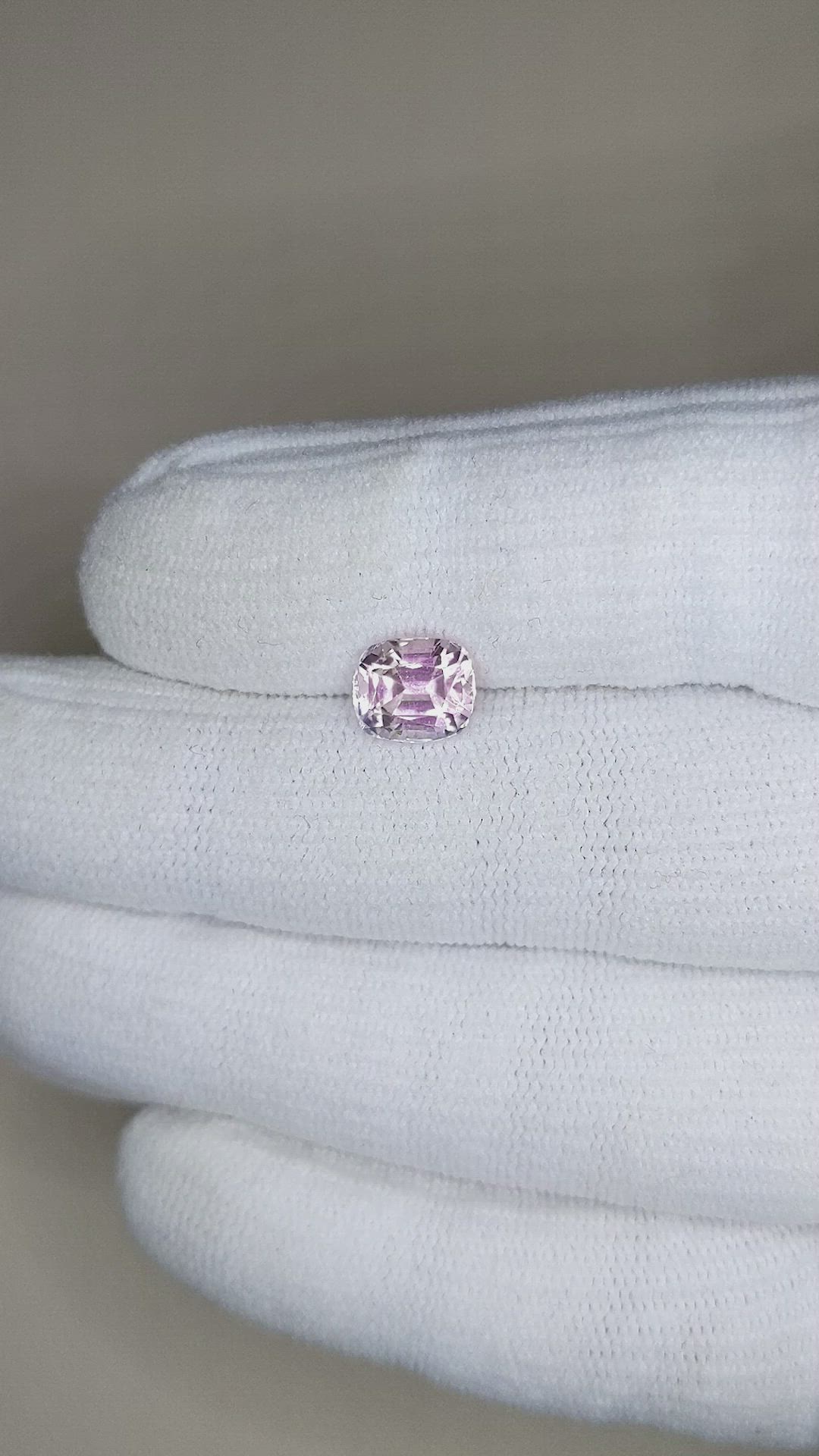 2.02 Ct. Pinkish Purple Kunzite from Afghanistan Size Video