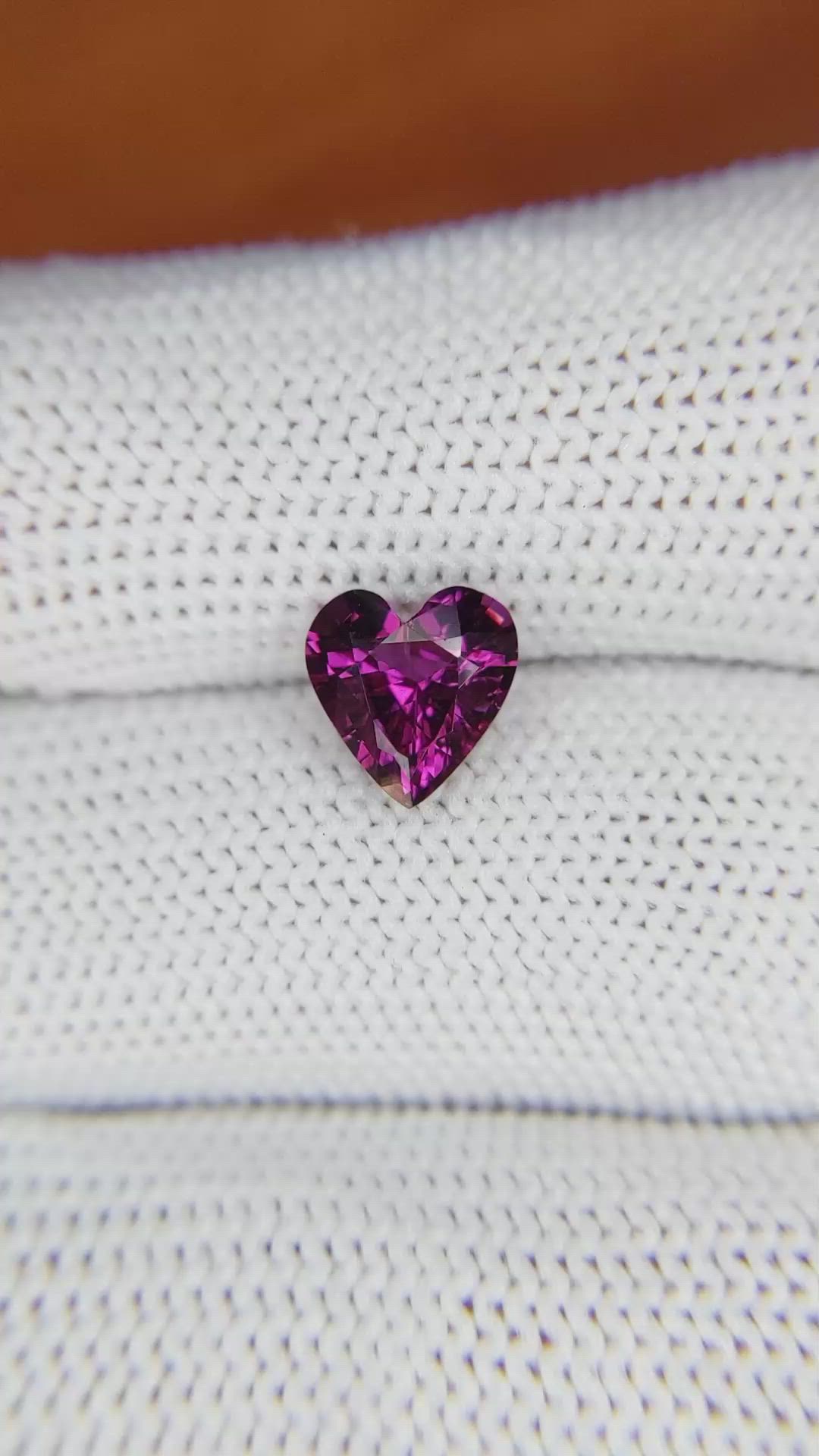 1.81 Ct. Rhodolite Garnet from Ceylon (Sri Lanka) Size Video