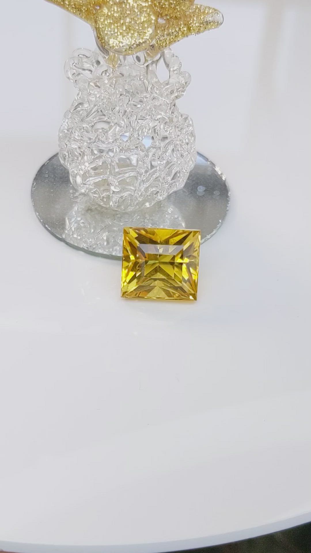 15.05 Ct. Citrine from Brazil Size Video