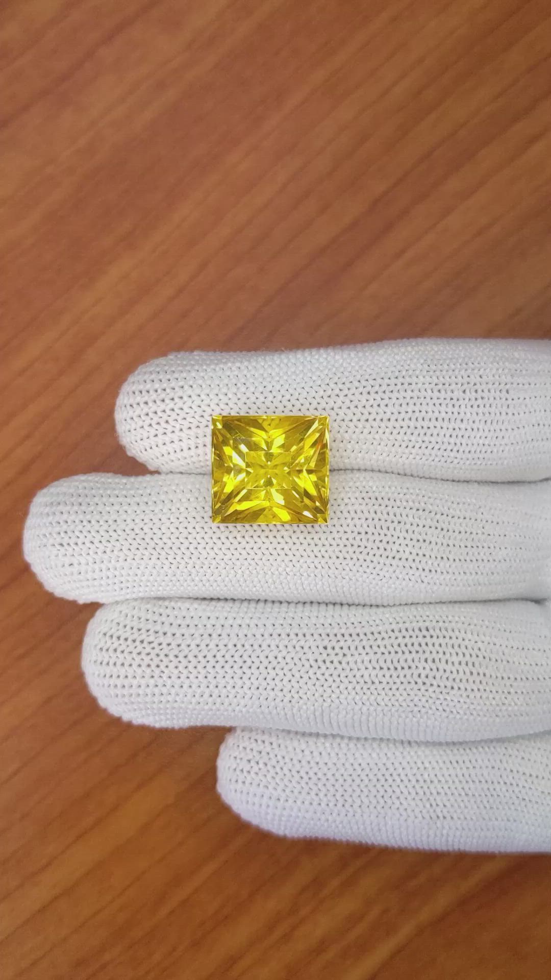 15.05 Ct. Citrine from Brazil Size Video