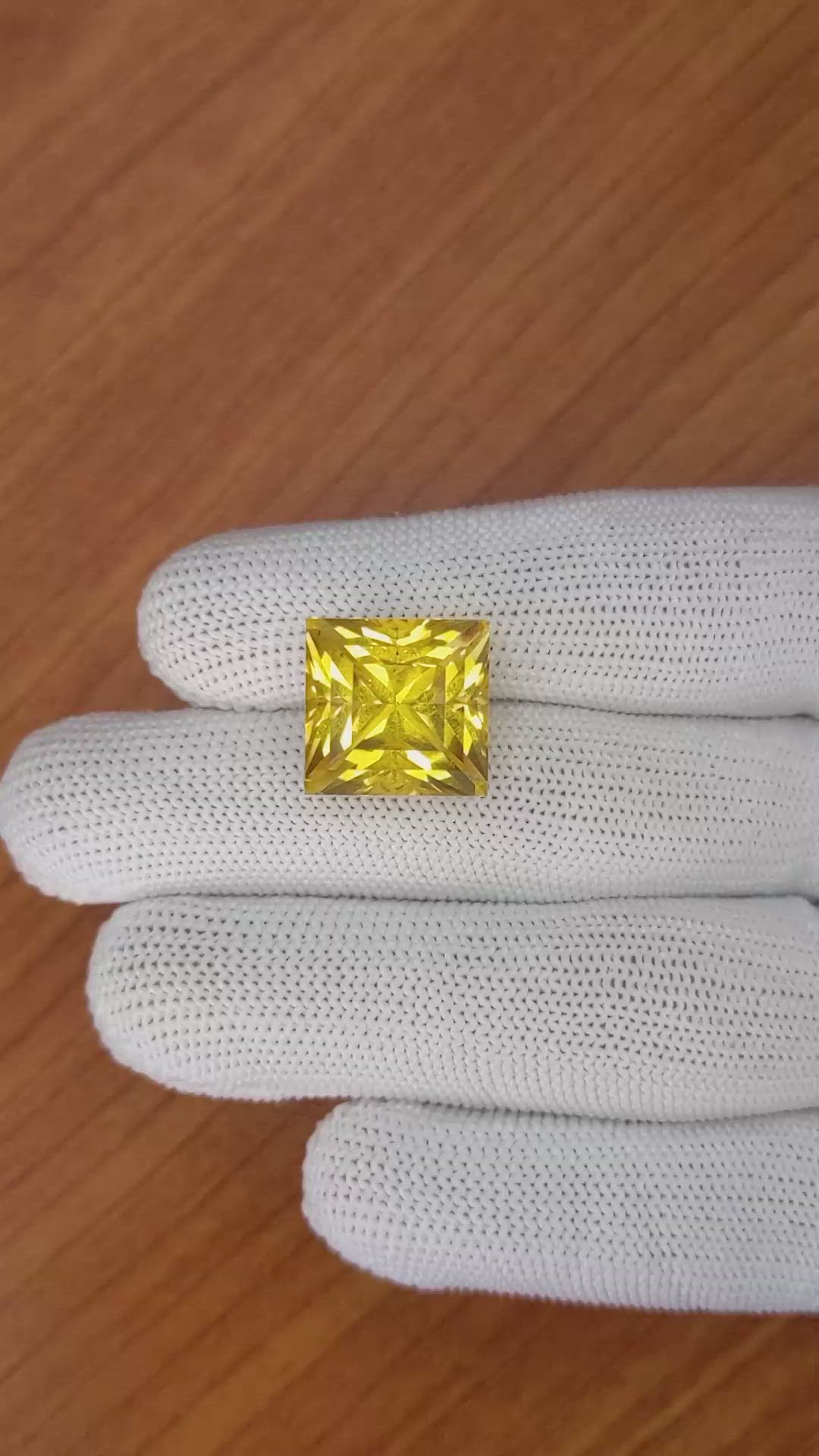 18.65 Ct. Citrine from Brazil Size Video