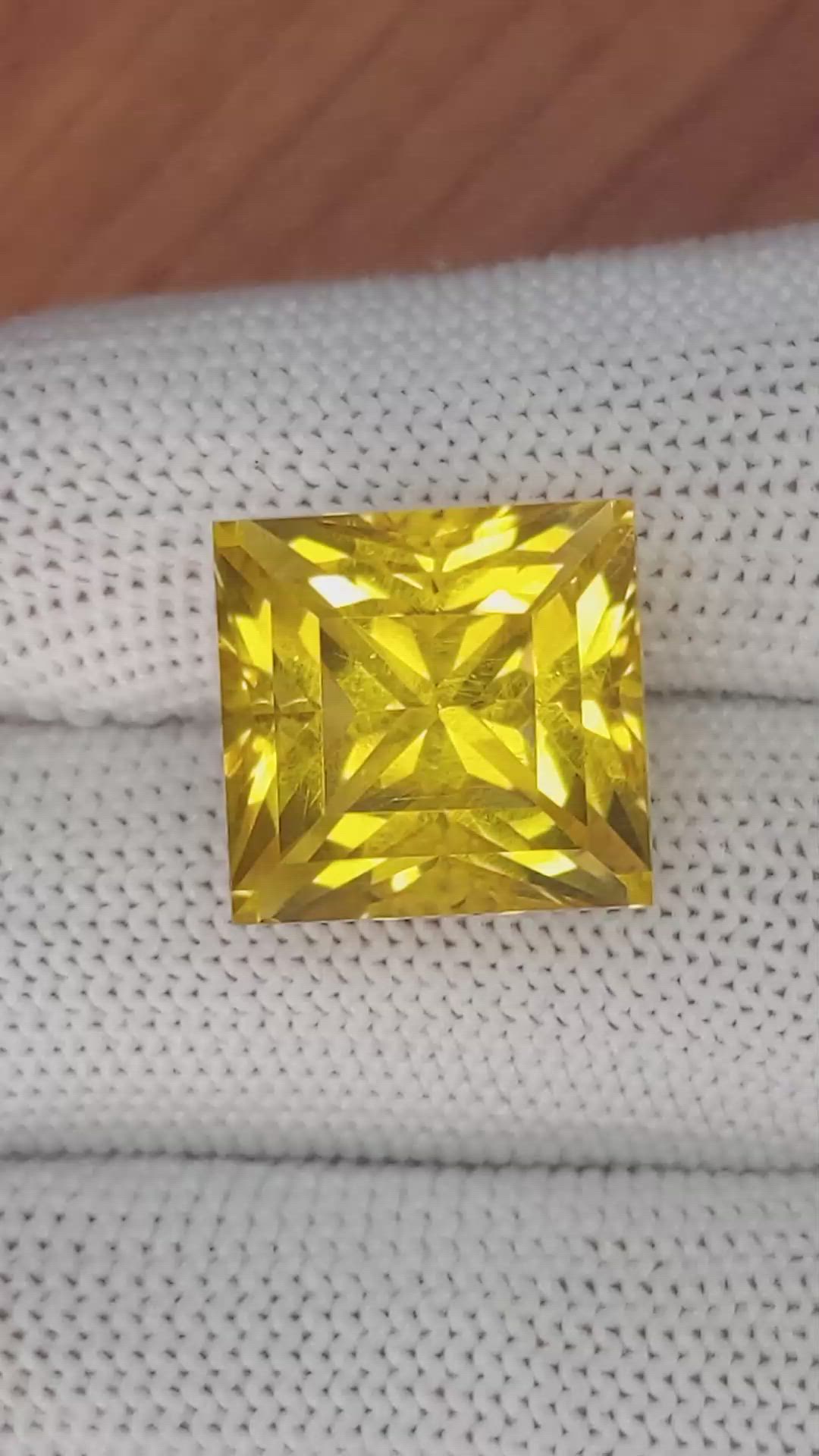 18.65 Ct. Citrine from Brazil Size Video