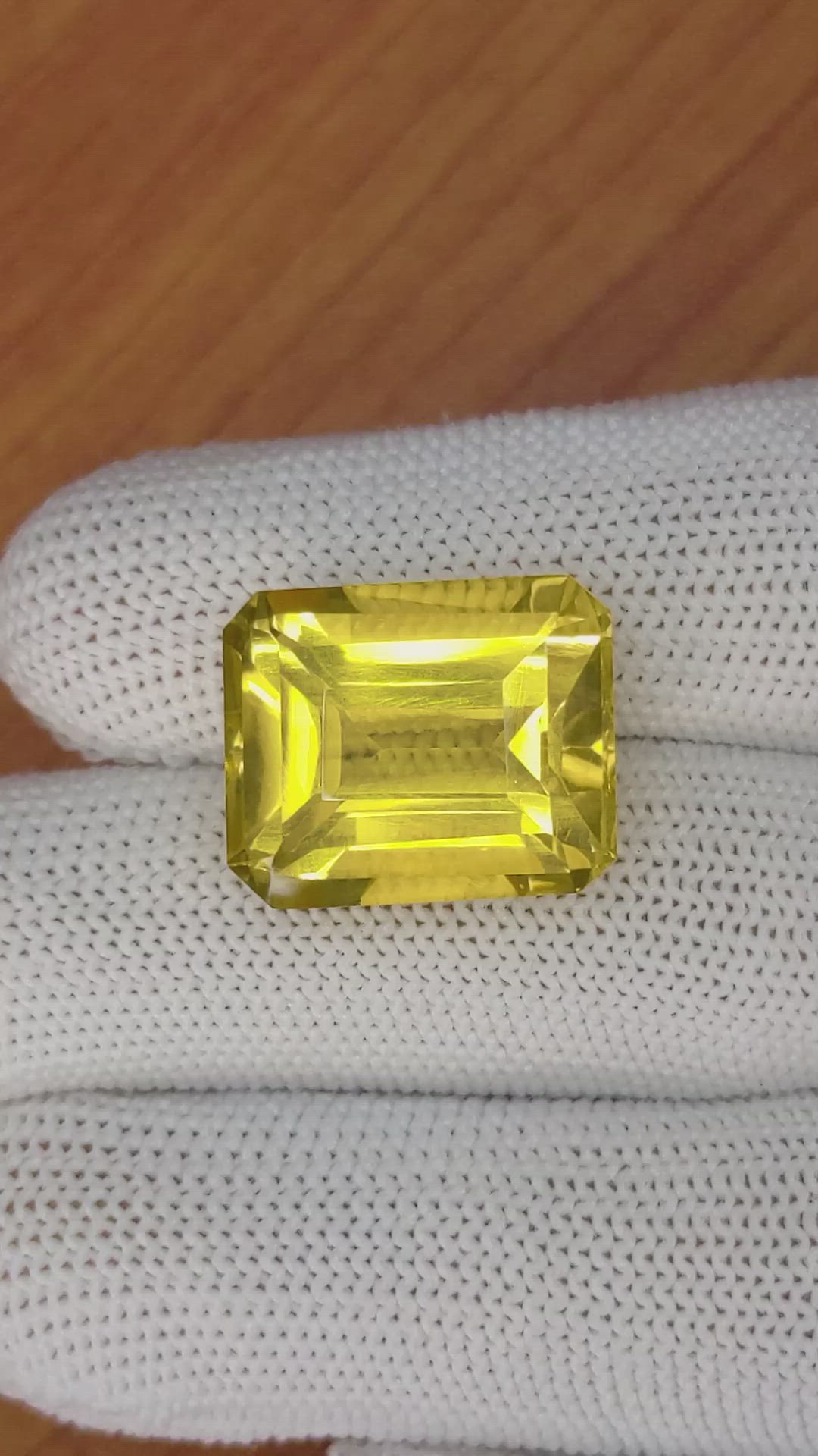 19.73 Ct. Citrine from Brazil Size Video